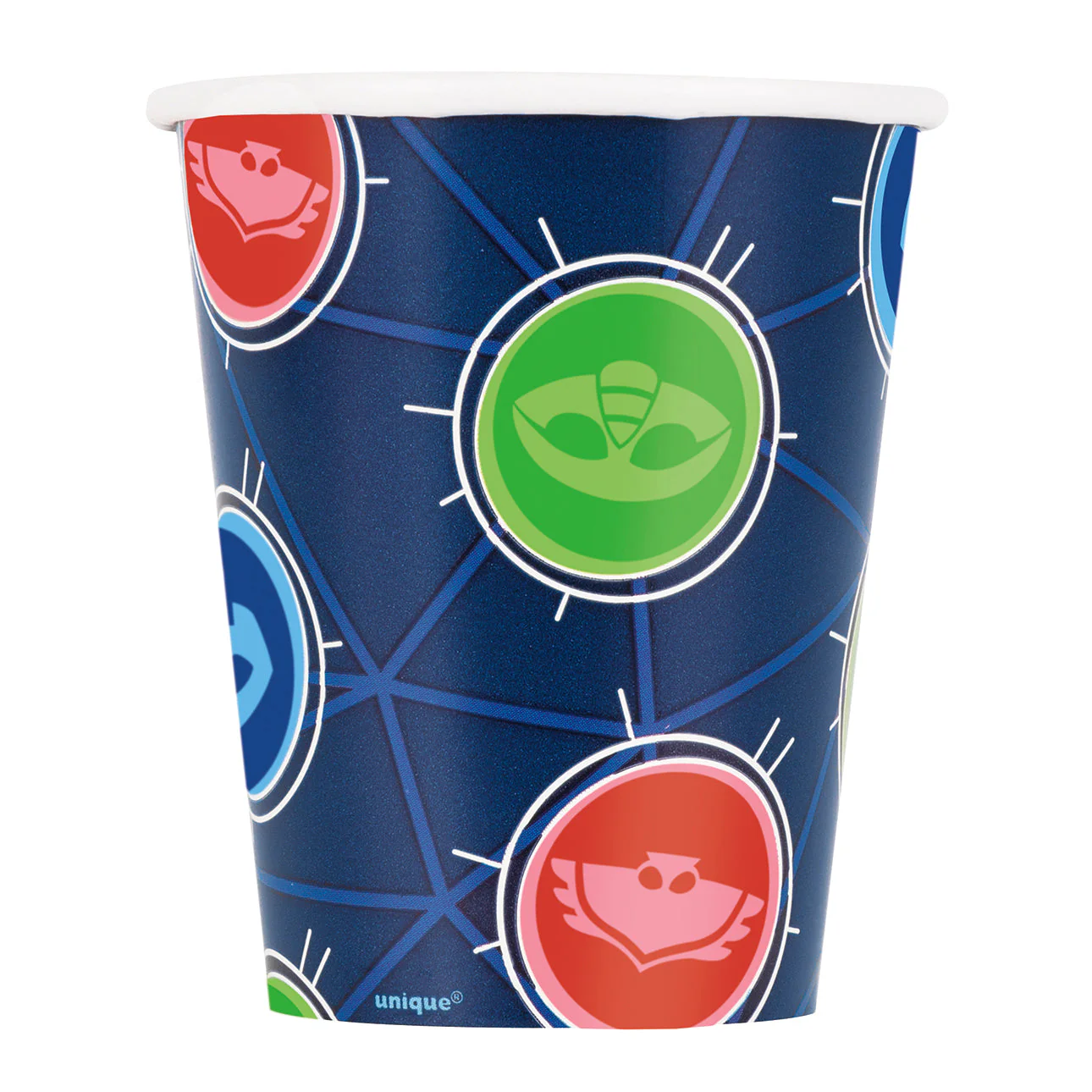 PJ Masks Paper Cup (8) - Join the Nighttime Heroes for an Epic Adventure!