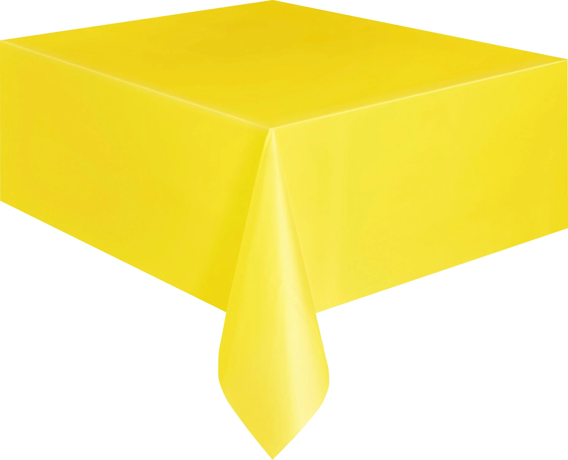 Sunflower Yellow Solid Tablecloth - Easy Setup for Birthday Parties, Coordinated Theme, Affordable Pricing, Perfect for All Celebrations - 1 Pack of Festive Party Supplies!