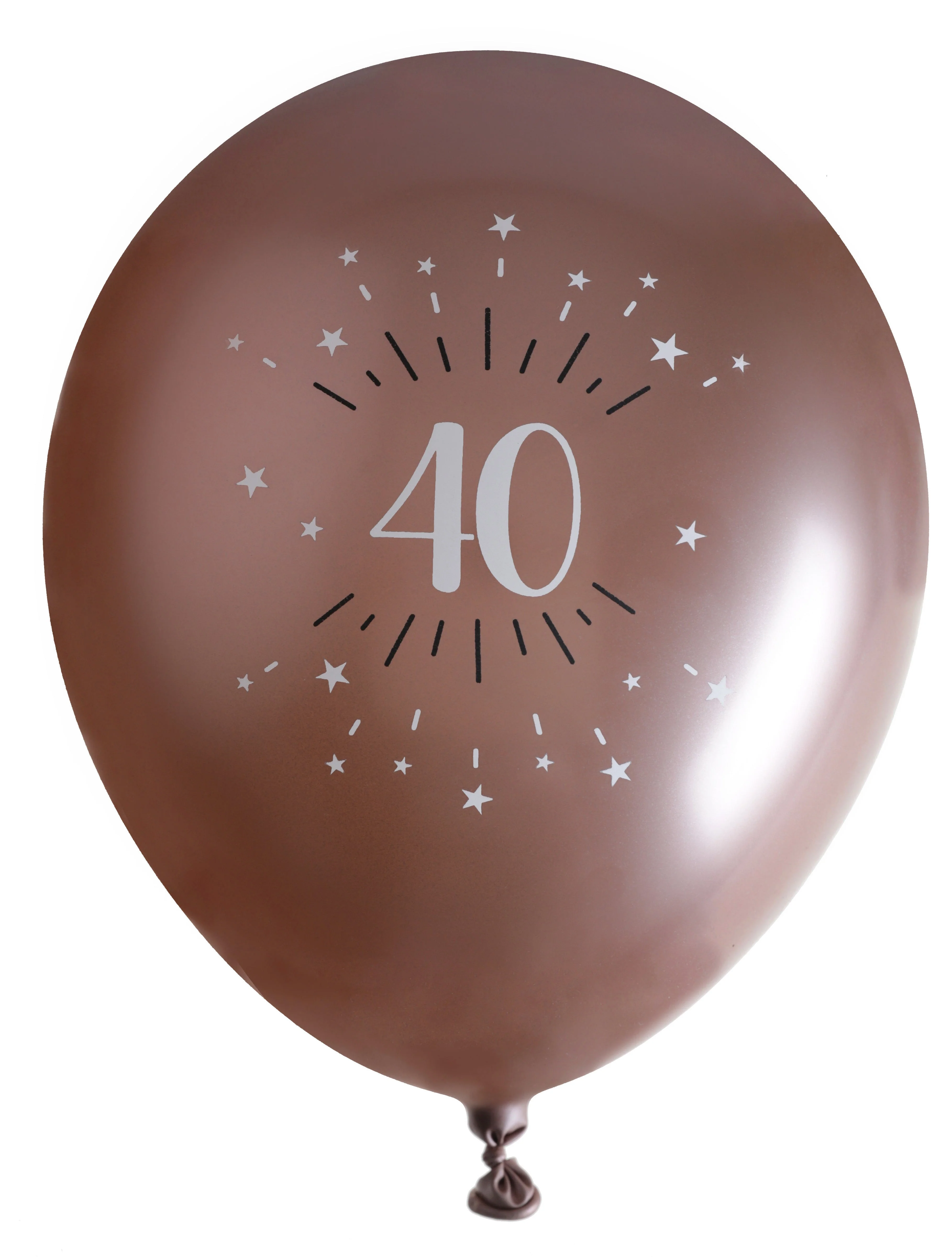 40th Birthday Celebration Premium Latex Balloons: Durable, Biodegradable, and Vibrant