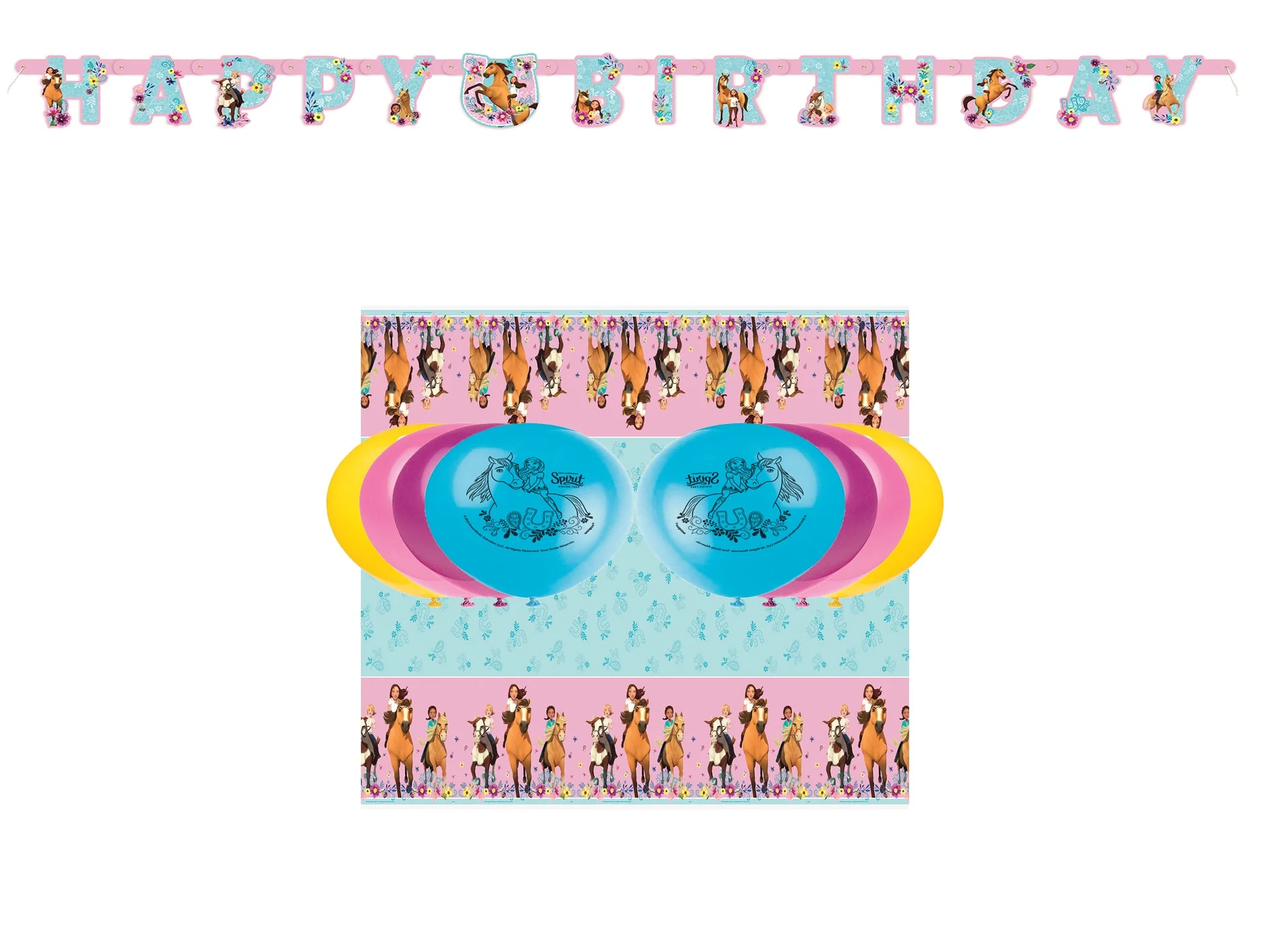 Spirit Riding Free Party Supply Bundle: Ultimate Solution for Fun-Filled Birthday - Pack of 10