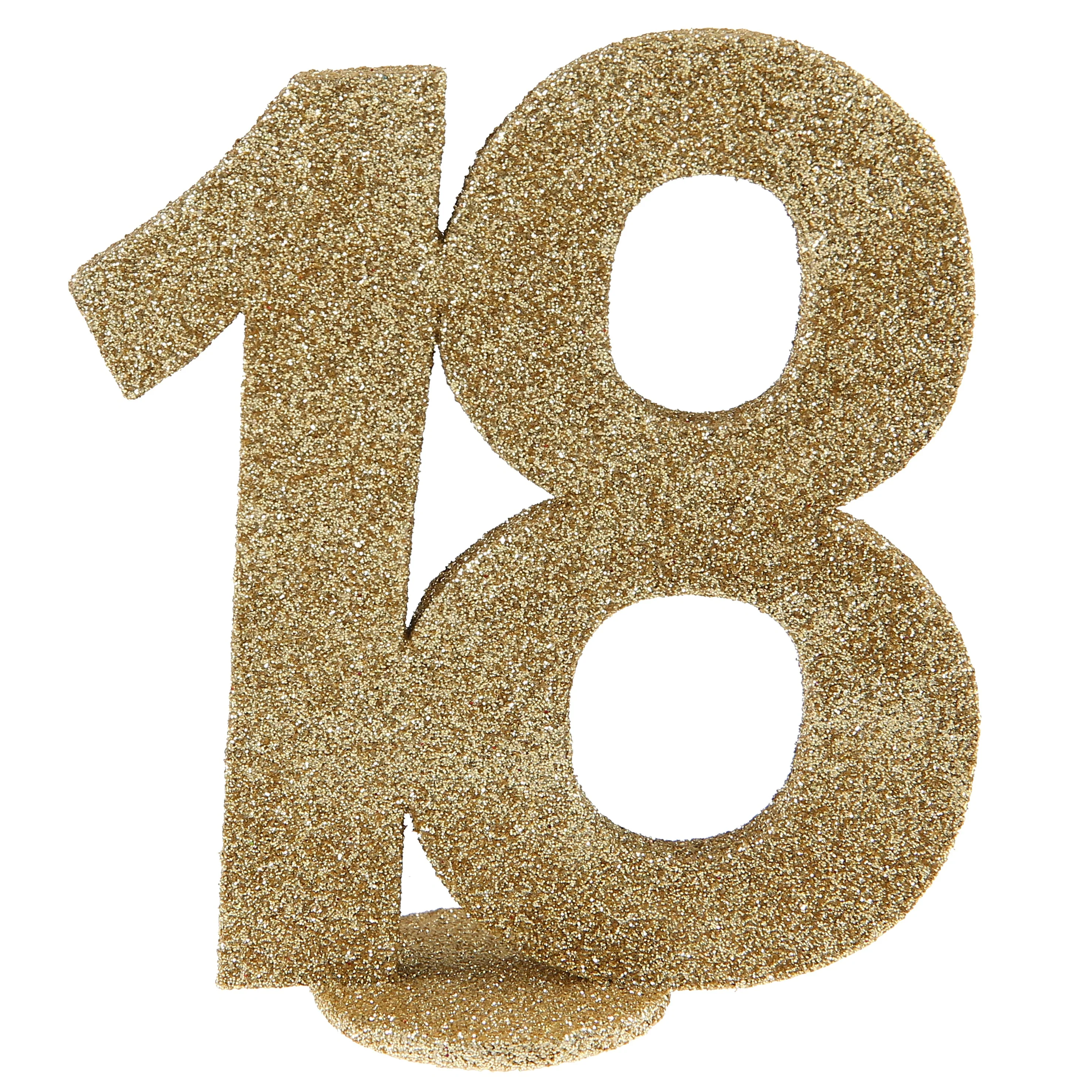18th Birthday Brilliance: Gold Decorating Number for Unforgettable Celebrations
