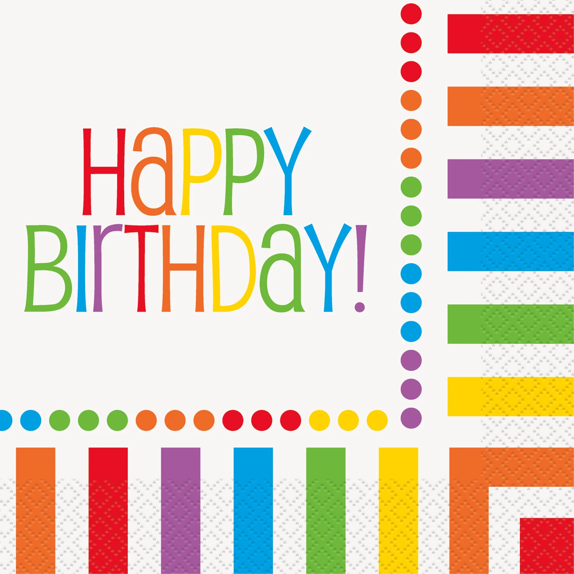 Happy Birthday Luncheon Napkins - Fun & Affordable Party Supplies Pack!