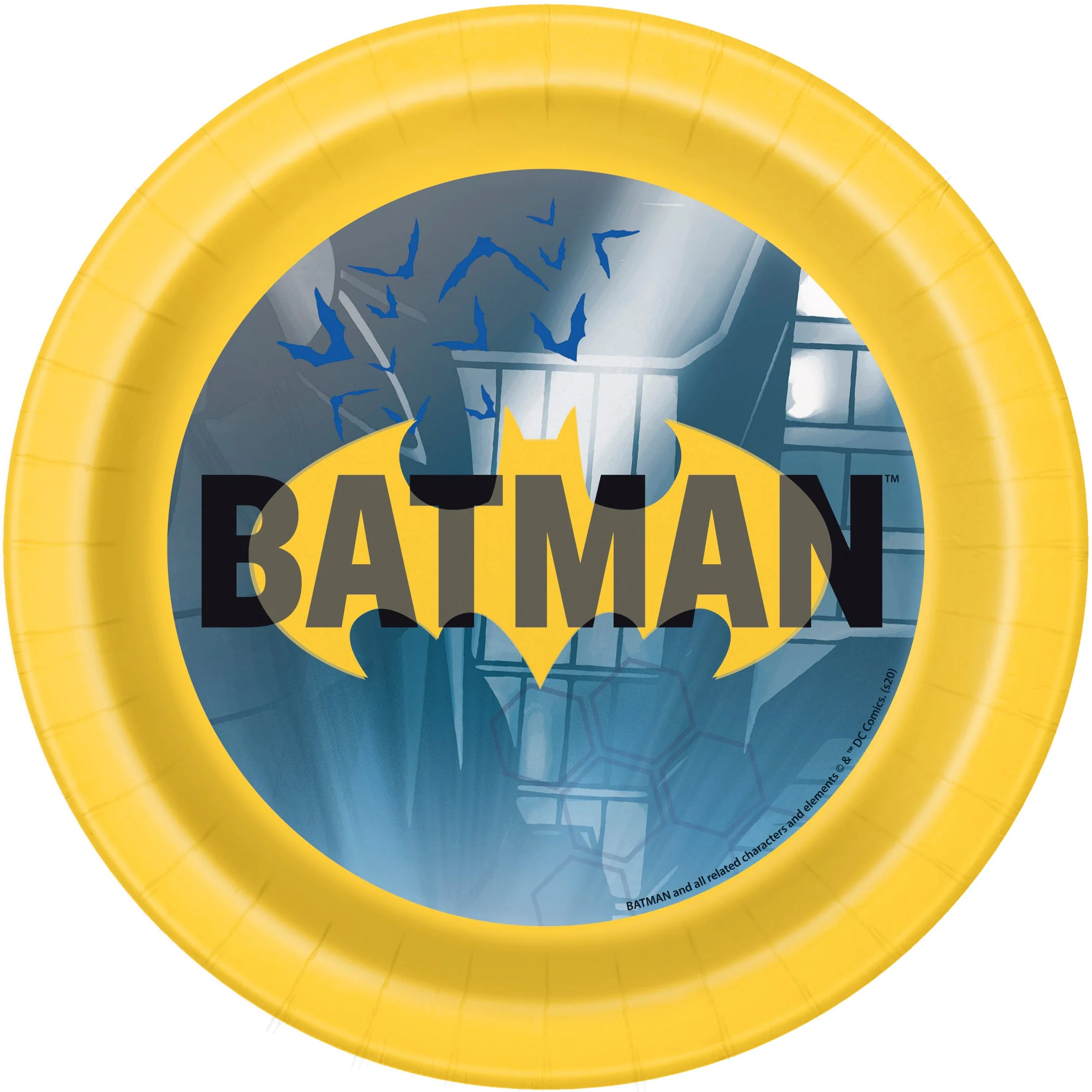 Gotham City Delights with Batman Dessert Plates: Superhero Treats for an Epic Party!