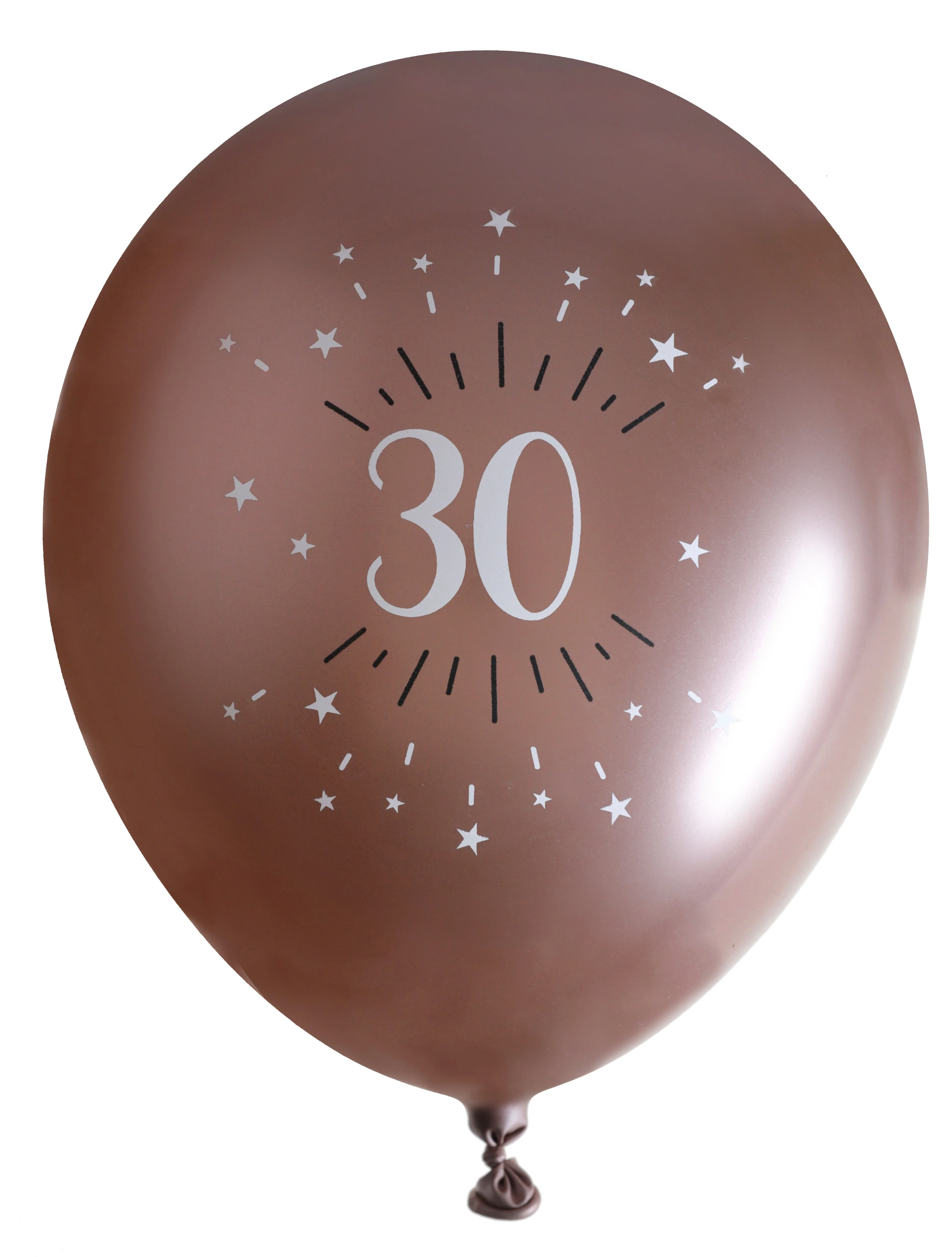 Premium 30th Birthday Biodegradable Latex Balloons - Vibrant Pink Gold for Unforgettable Parties!