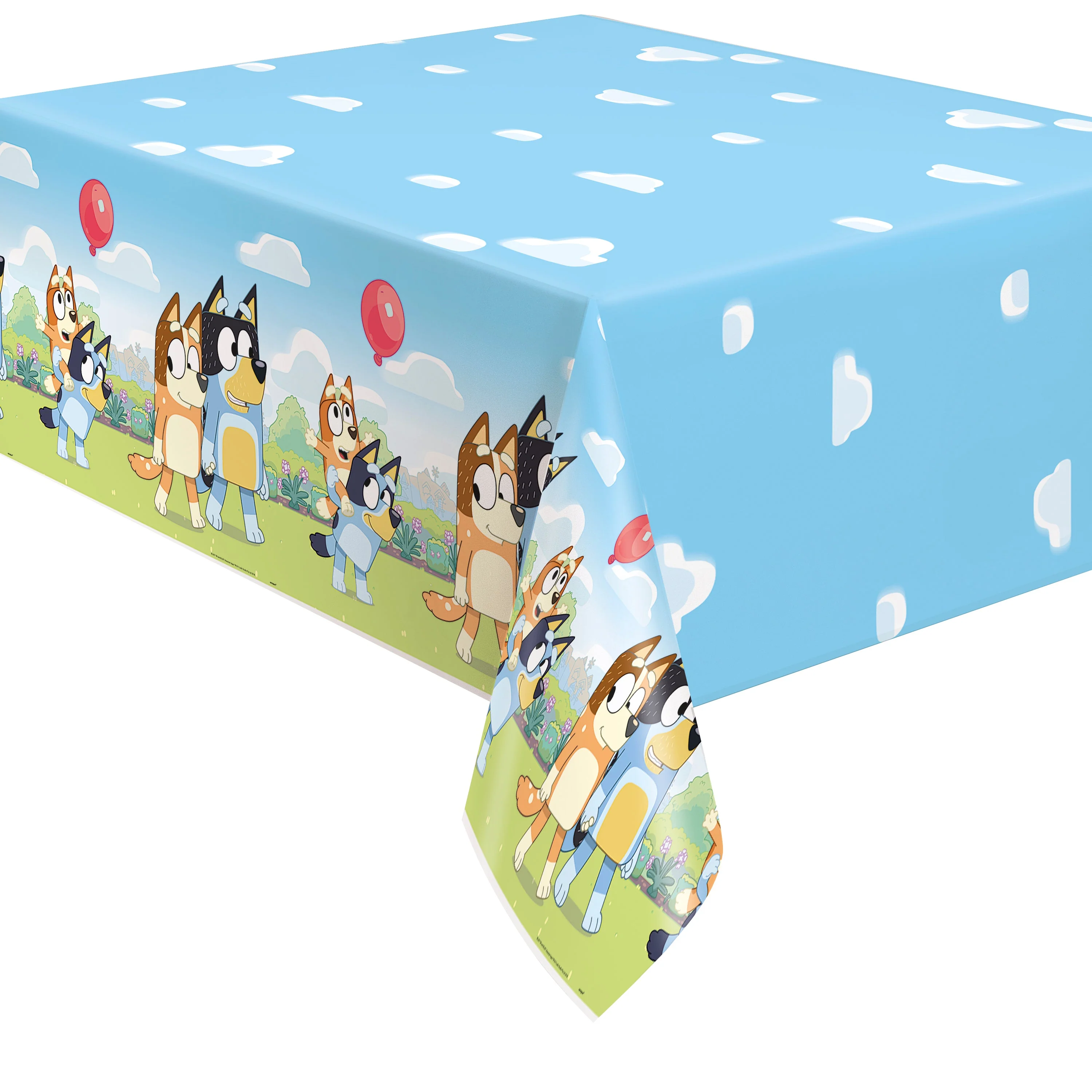 Bluey Party Bundle: Tablecloths & Stickers - Ultimate Celebration Fun!