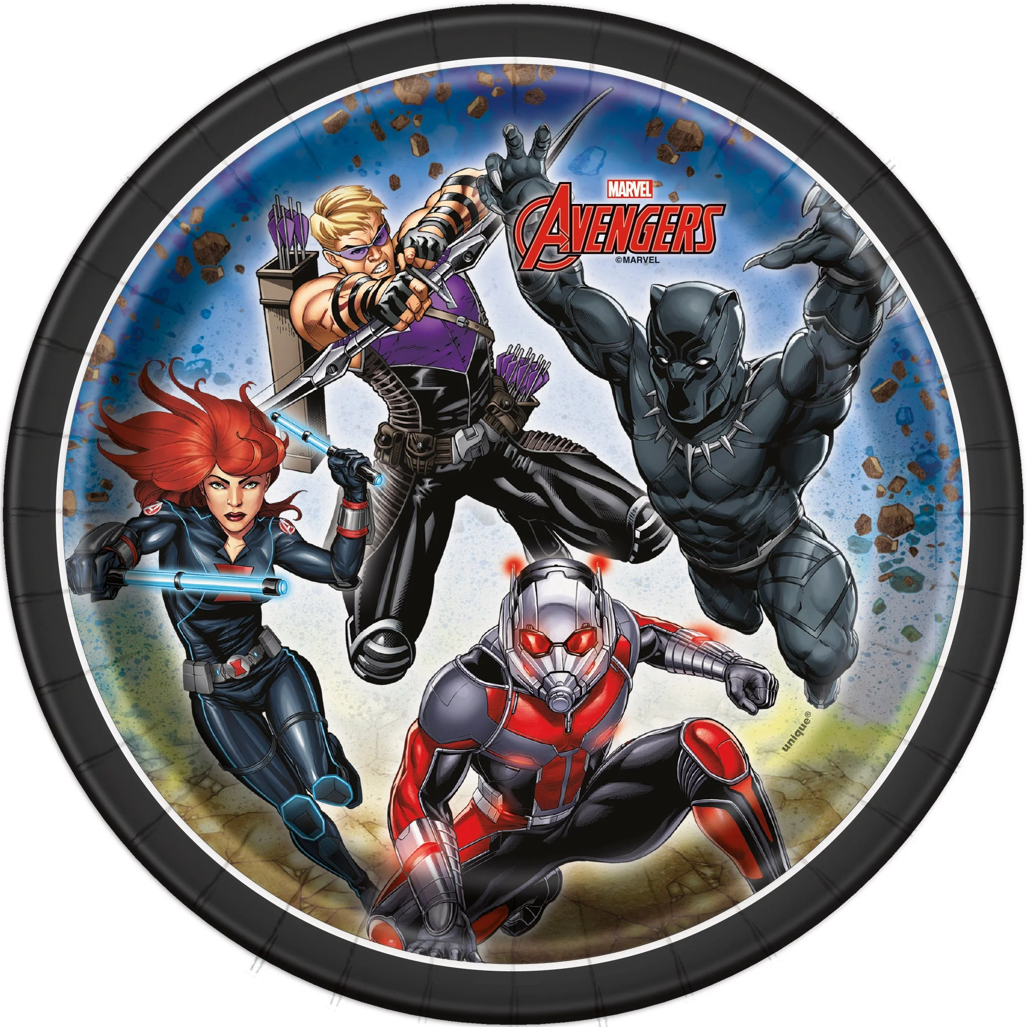 Avengers Assemble Dessert Plates: Super-powered Treats for an Epic Party!