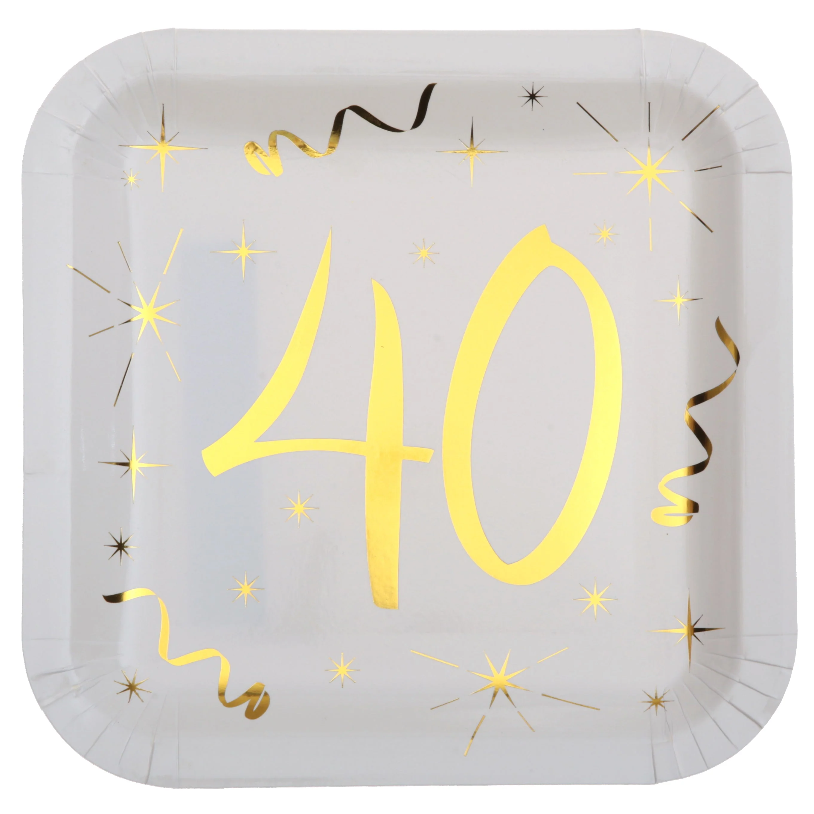 40th Birthday Gold Party Bundle - Effortless Celebration Solution!