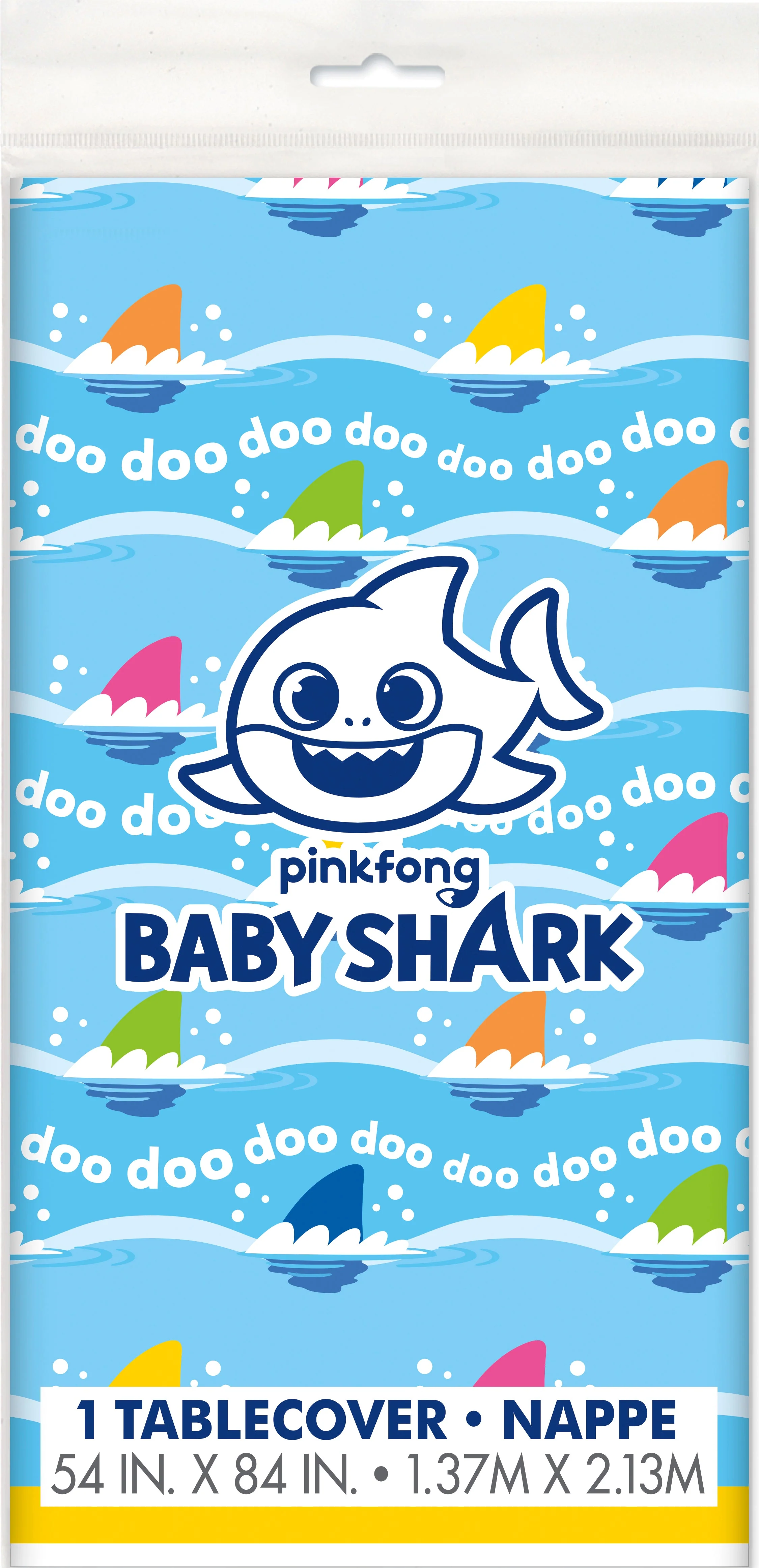 Underwater Adventure Baby Shark Tablecover �C Dive into Party Fun!