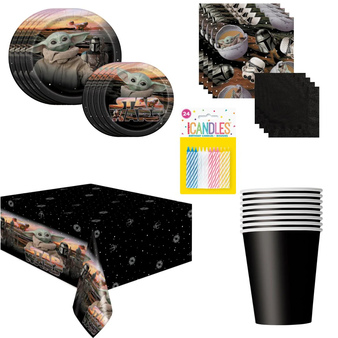 Mandalorian Party Bundle: Complete Supplies for Unforgettable Fun!