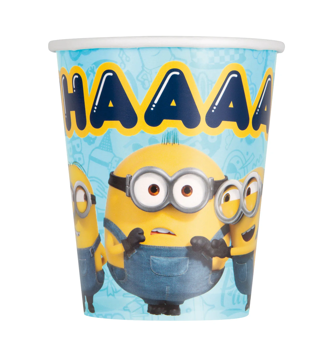 Fun-tastic Minions Paper Cups (Pack of 8) - Easy Set, Budget-Friendly Party Must-Have!