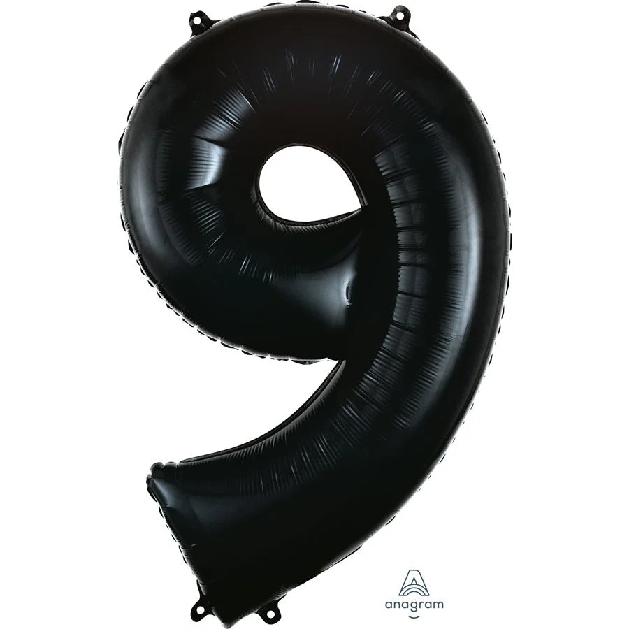 Superior Float Black Foil Balloon - Perfect for Birthday Parties, Self Sealing!