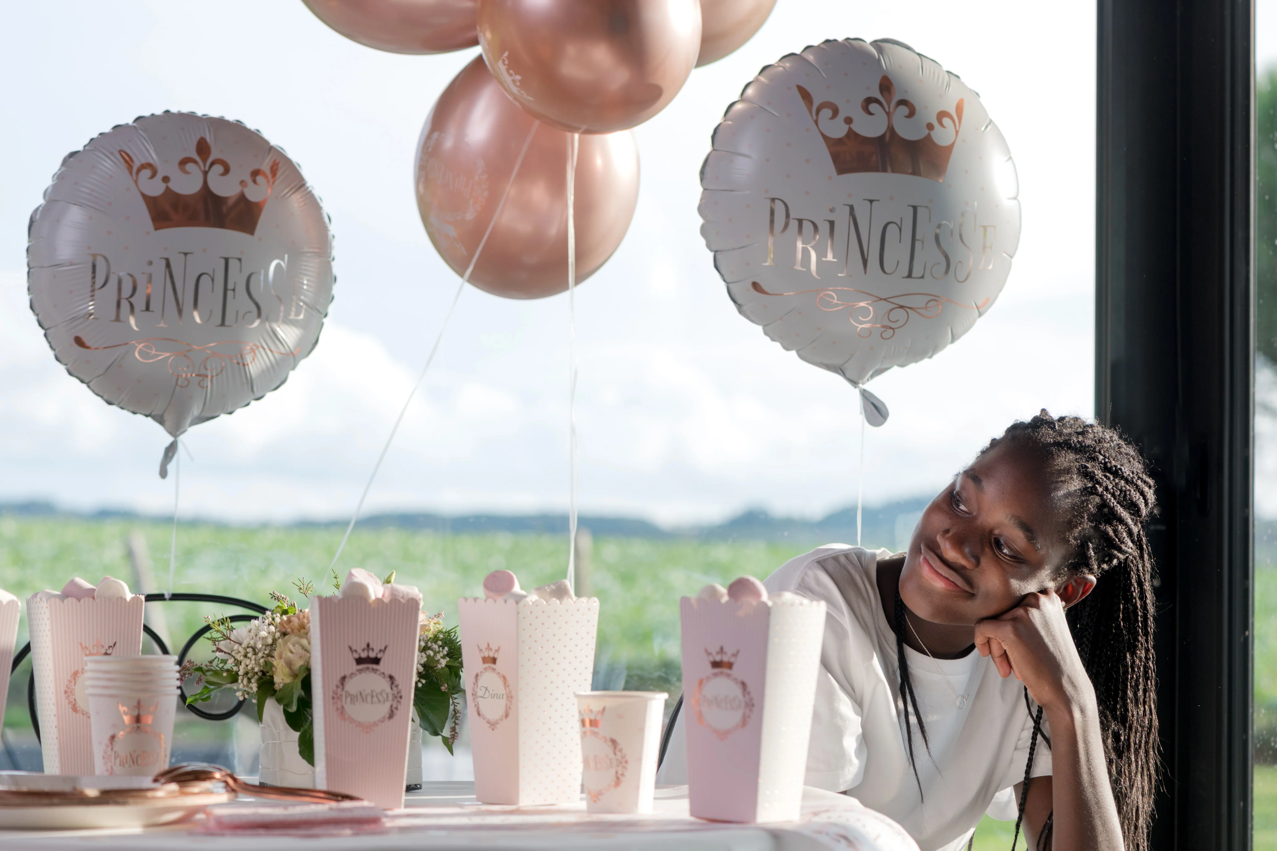 Extra-Long Floating Birthday Foil Balloon, Perfect Party Hit in Appealing Pink