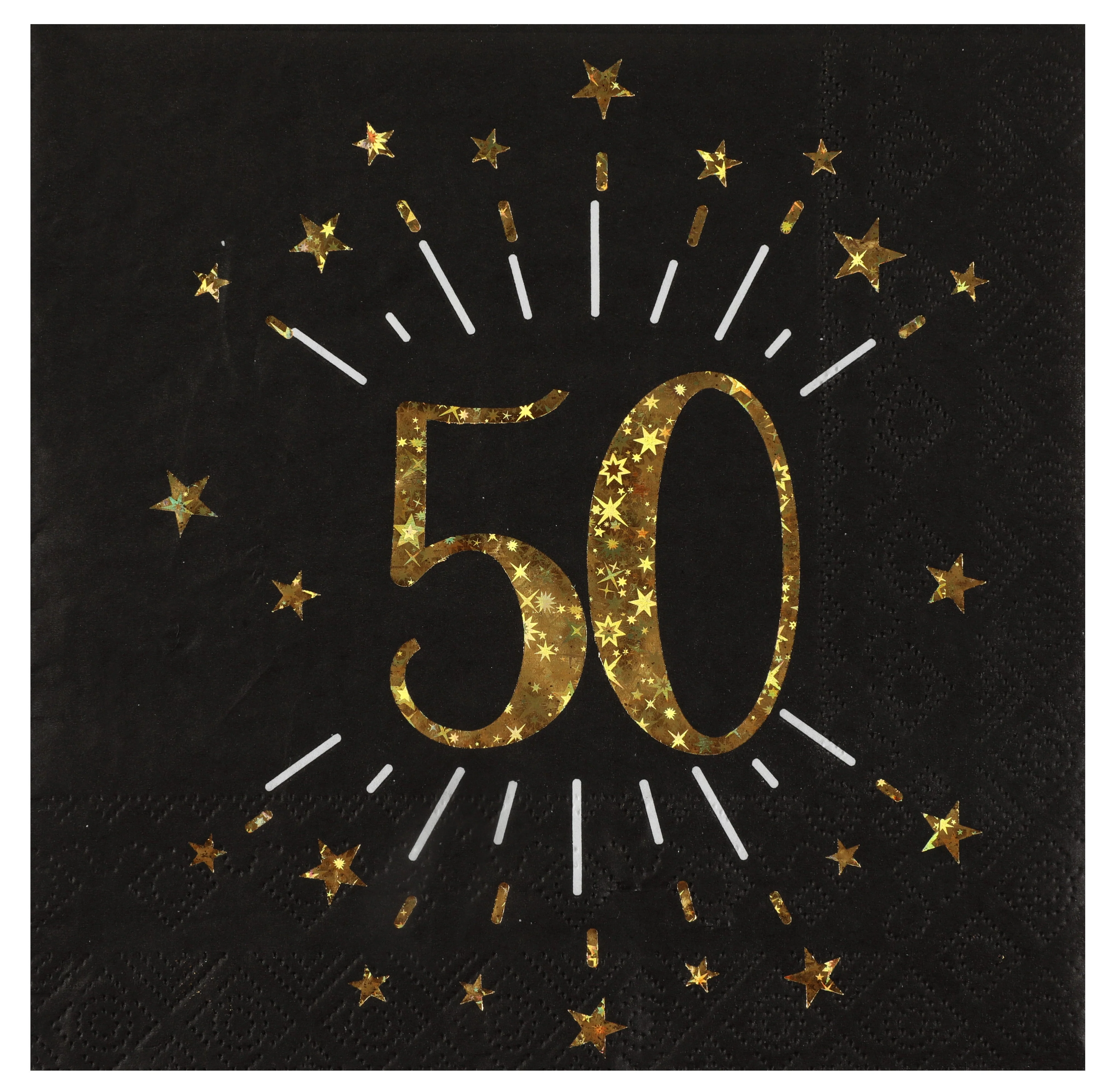 Premium 50th Birthday Luncheon Napkins - Stylish, Quality Party Supplies for Elegant Celebrations