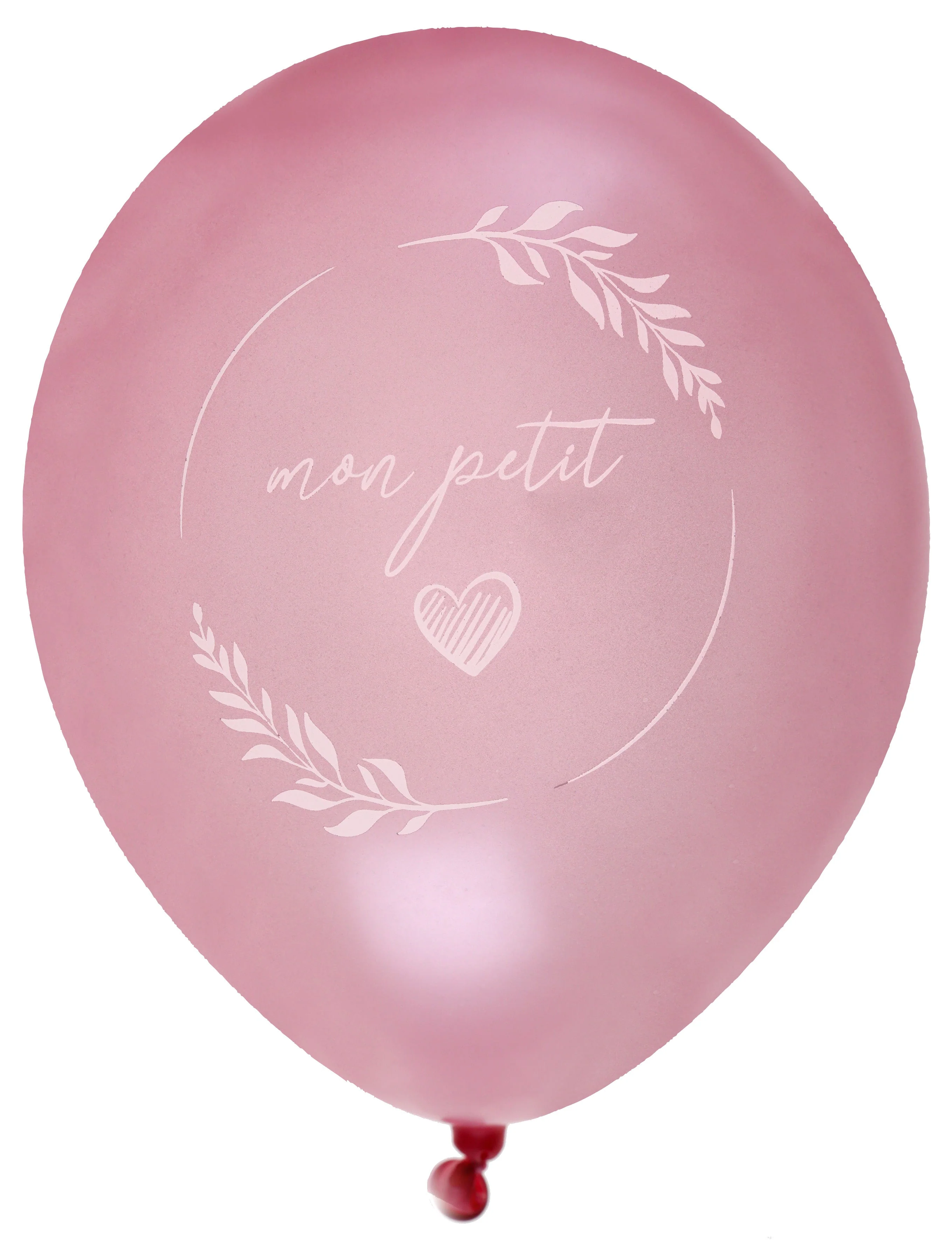 Baptism Celebration Eco-friendly Latex Balloons in Vibrant Pink - Set of 8