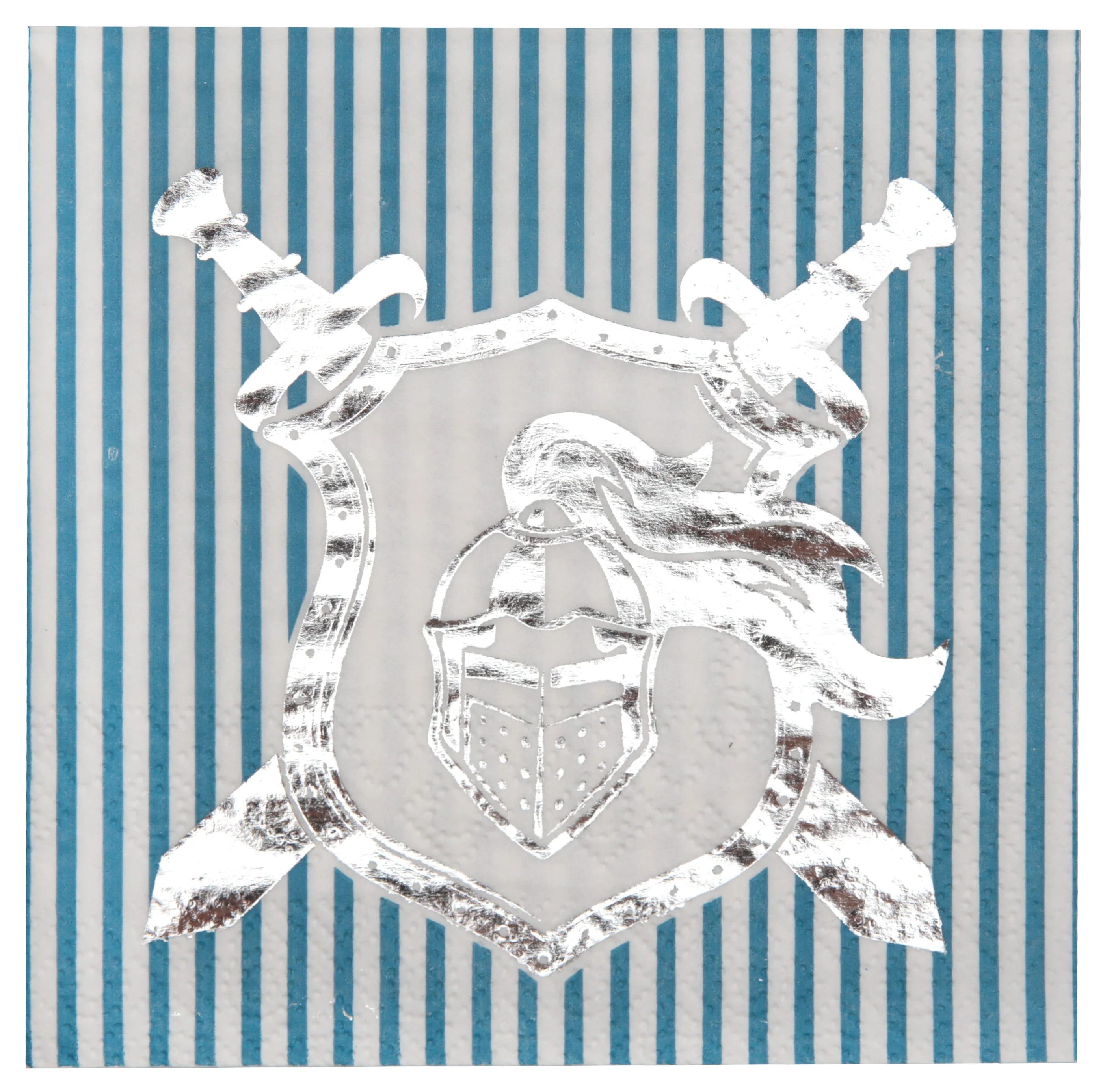 Chivalrous Knight-Themed Beverage Napkins - Premium Quality for Grand Birthday Parties