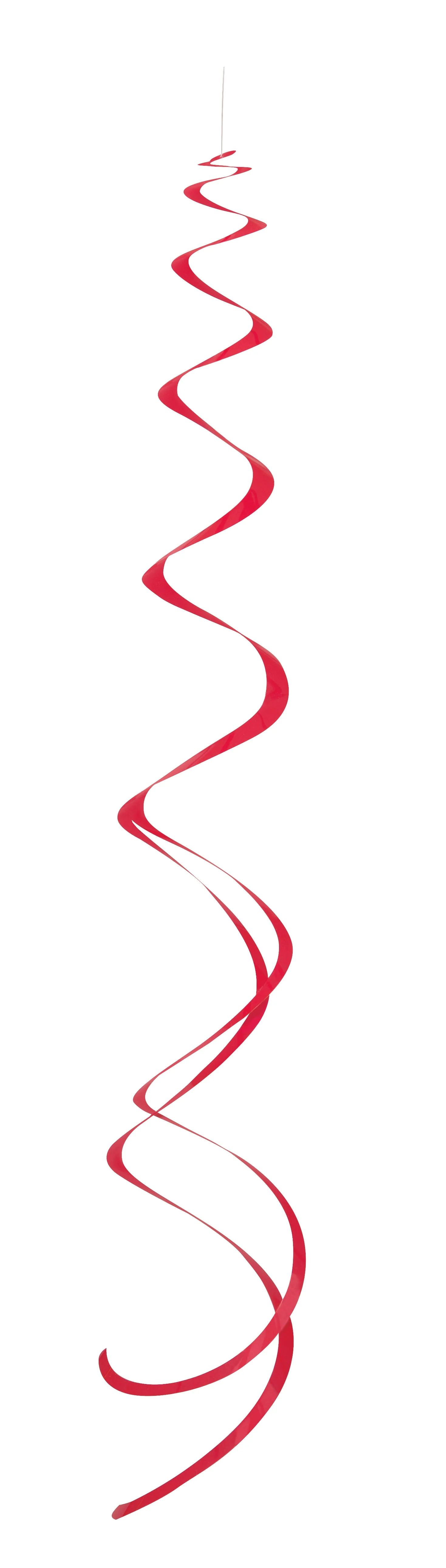 Ruby Red Hanging Swirl Decorations - Easy, Affordable Party Glam!