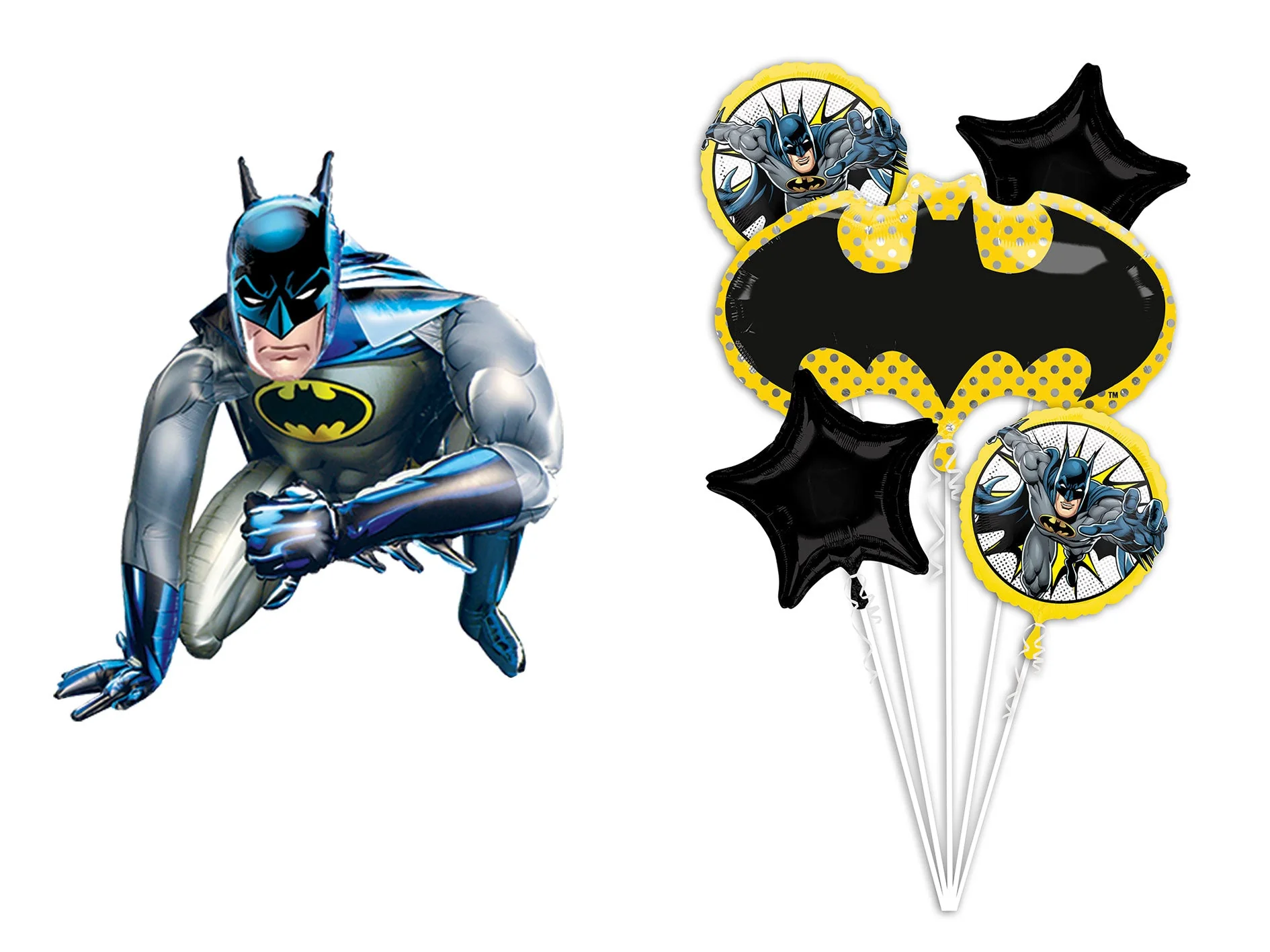 Batman Party Bundle: Official Balloon Pack for Effortless Fun!