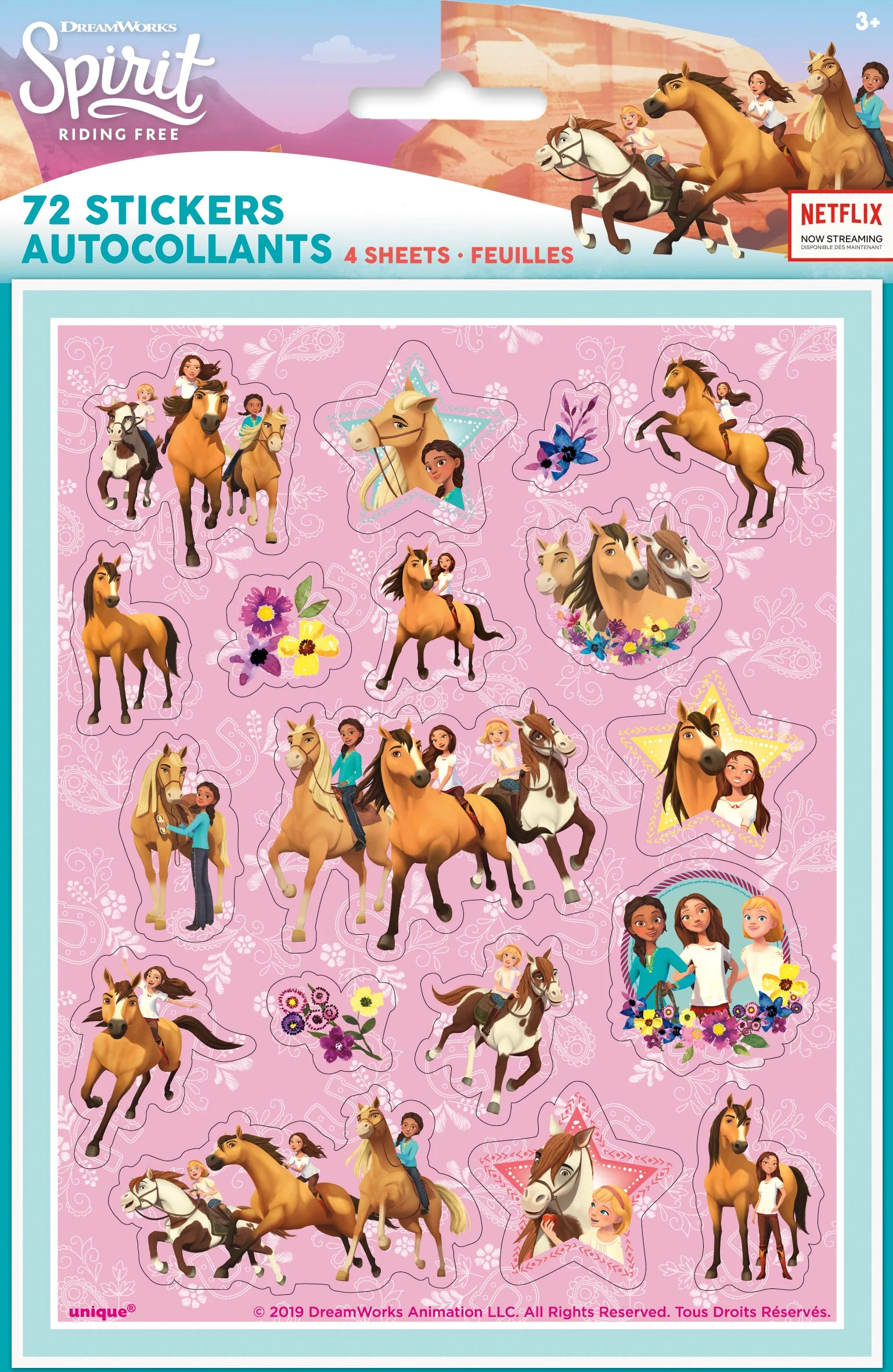Wild Frontier Fun: 72 Spirit Riding Free Stickers for Equestrian Adventures!