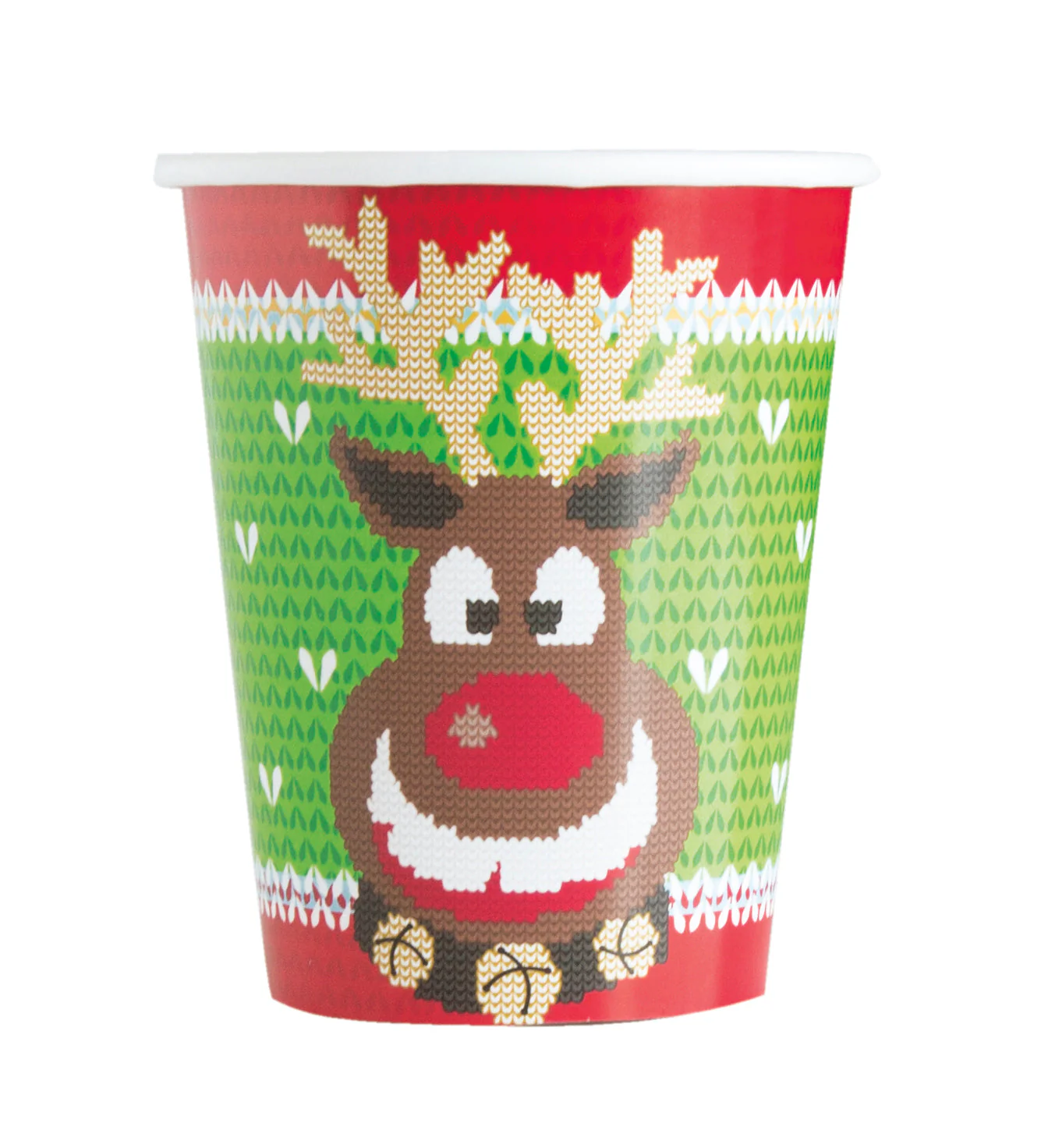 Ugly Sweater Paper Cup (8) - Embrace the Festive Ugly Sweater Spirit!