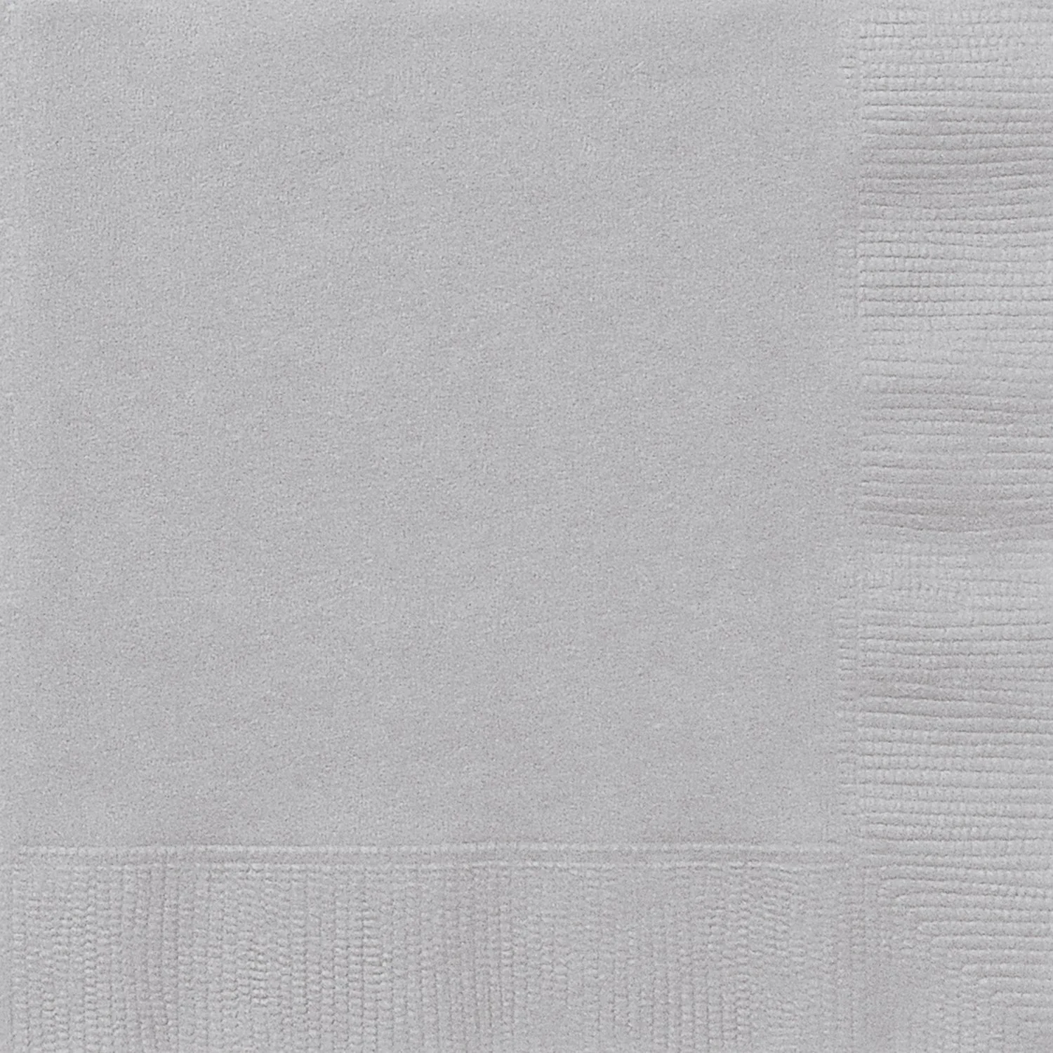 Silver Solid Luncheon Napkins - Affordable Elegance for Your Birthday Bash!
