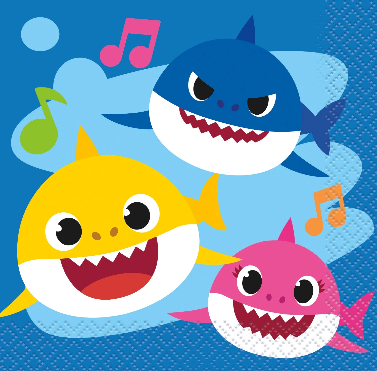Dive into Fun with Baby Shark Beverage Napkins - Make a Splash at Your Party!