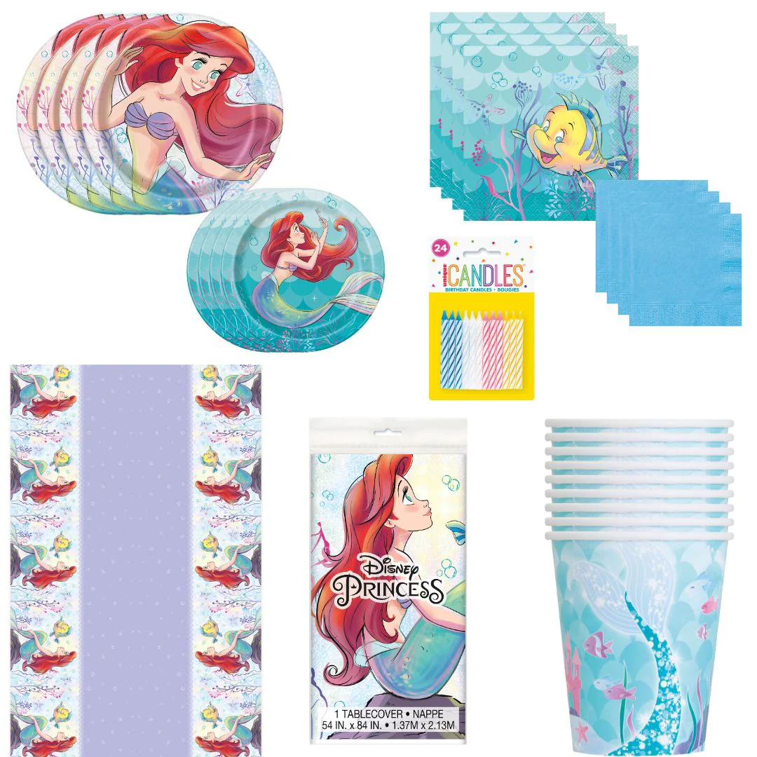 Little Mermaid Party Bundle - Official Supplies for Effortless Fun!
