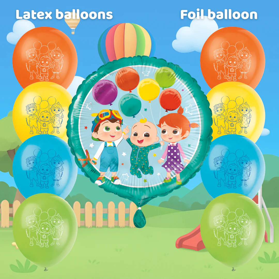 CocoMelon Party Supplies Bundle: Effortless Fun for Unforgettable Birthdays!
