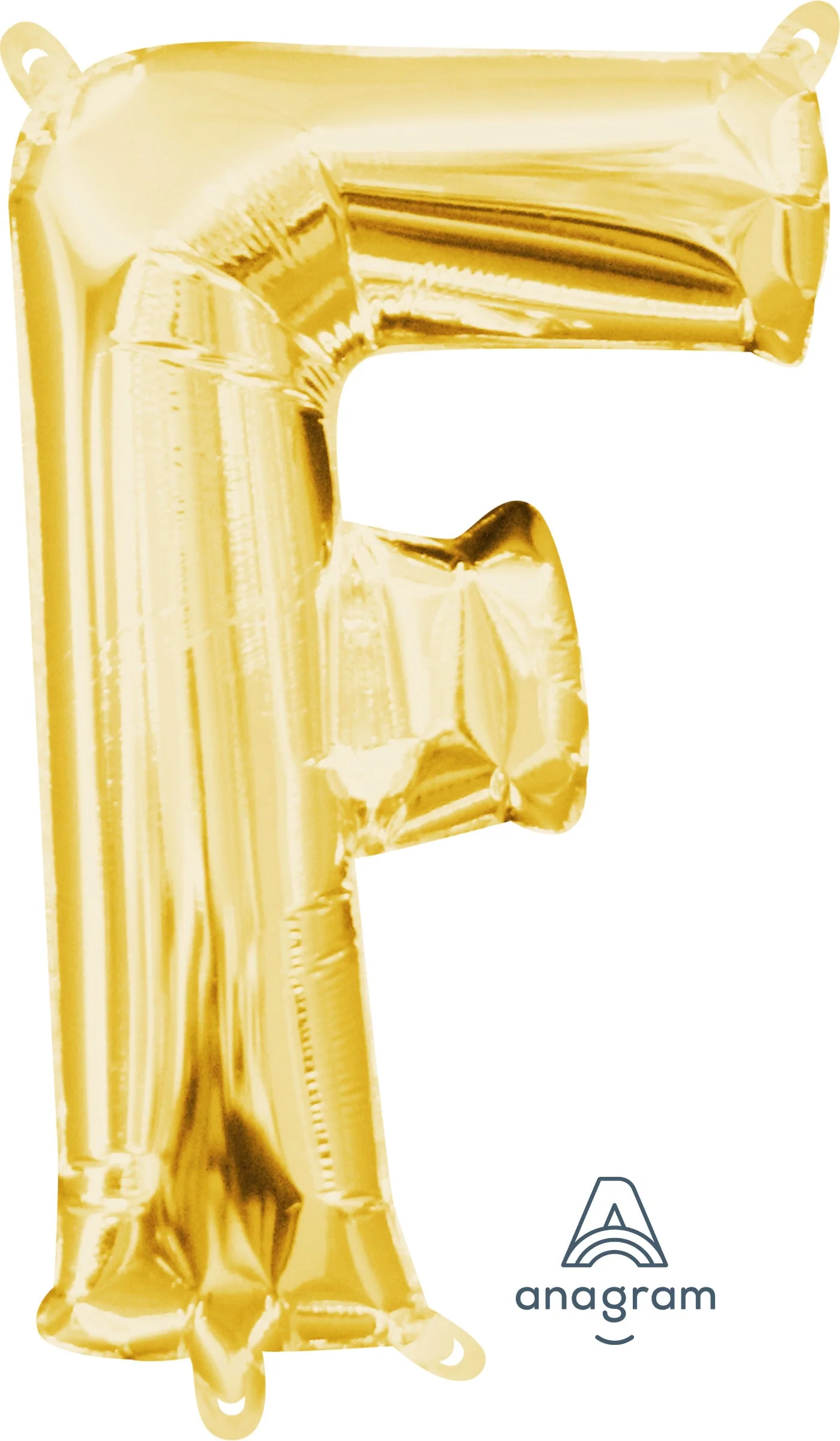 Dazzling Gold Foil 'F' Balloon - Perfect Birthday Decorations with Superior Float Time!