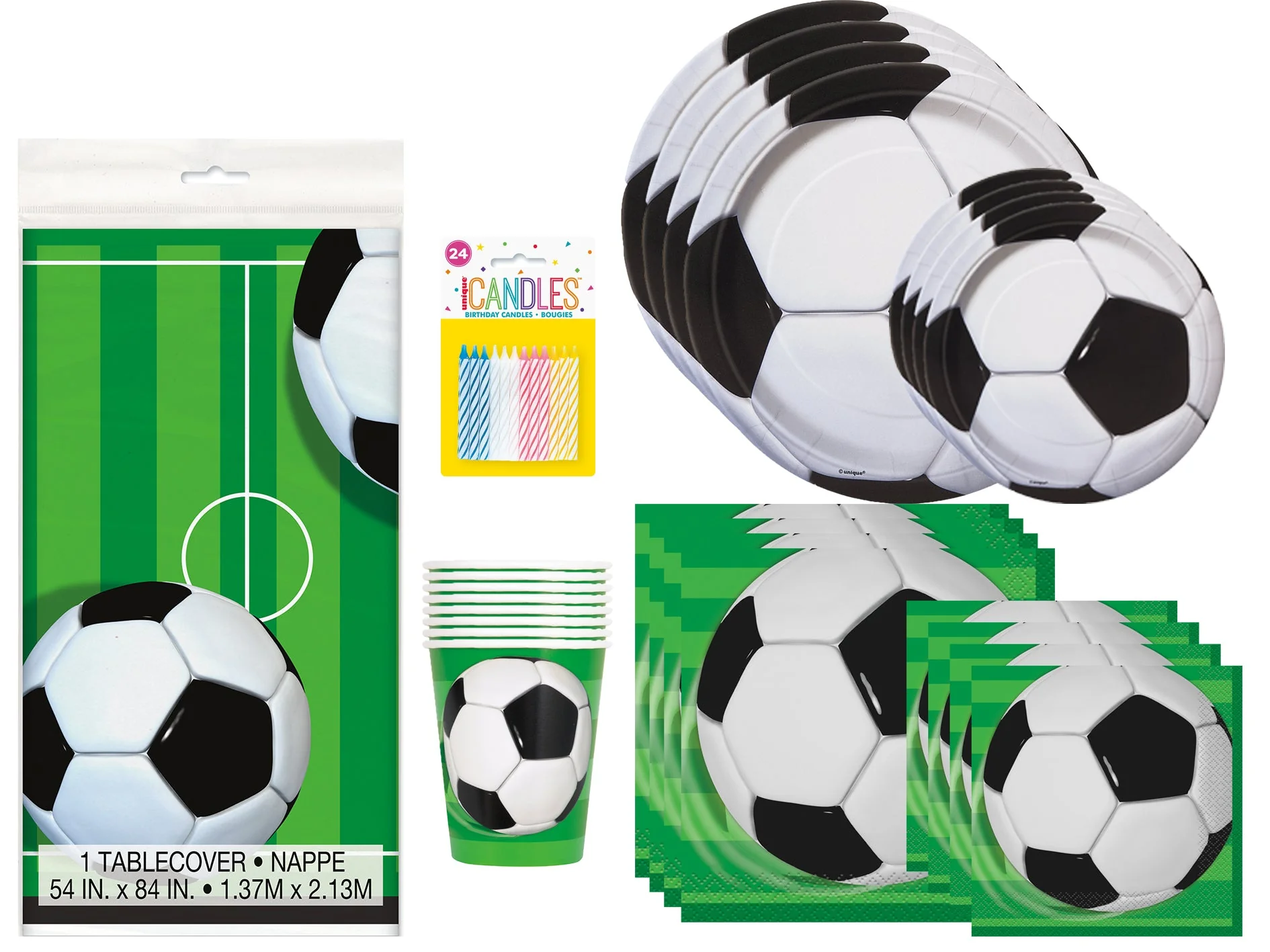 Unbeatable Value Soccer Party Bundle - All-in-One Officially Licensed Fun!