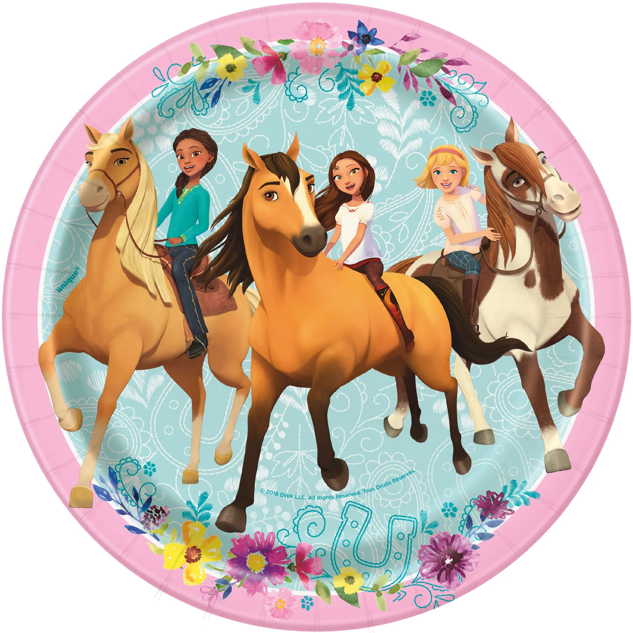 Ride into Adventure with Spirit Riding Free Dessert Plates: Saddle up for Sweet Treats!