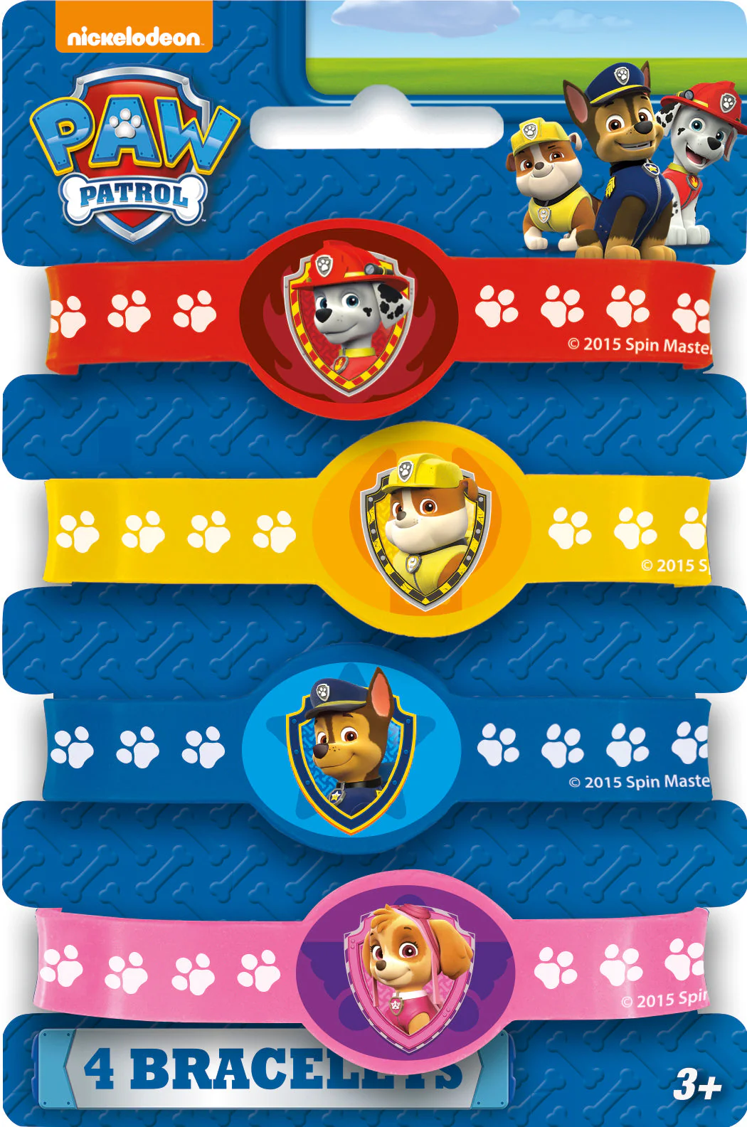 Paw Patrol Pup-tastic Bracelets (4-pack) - Adventure Awaits!
