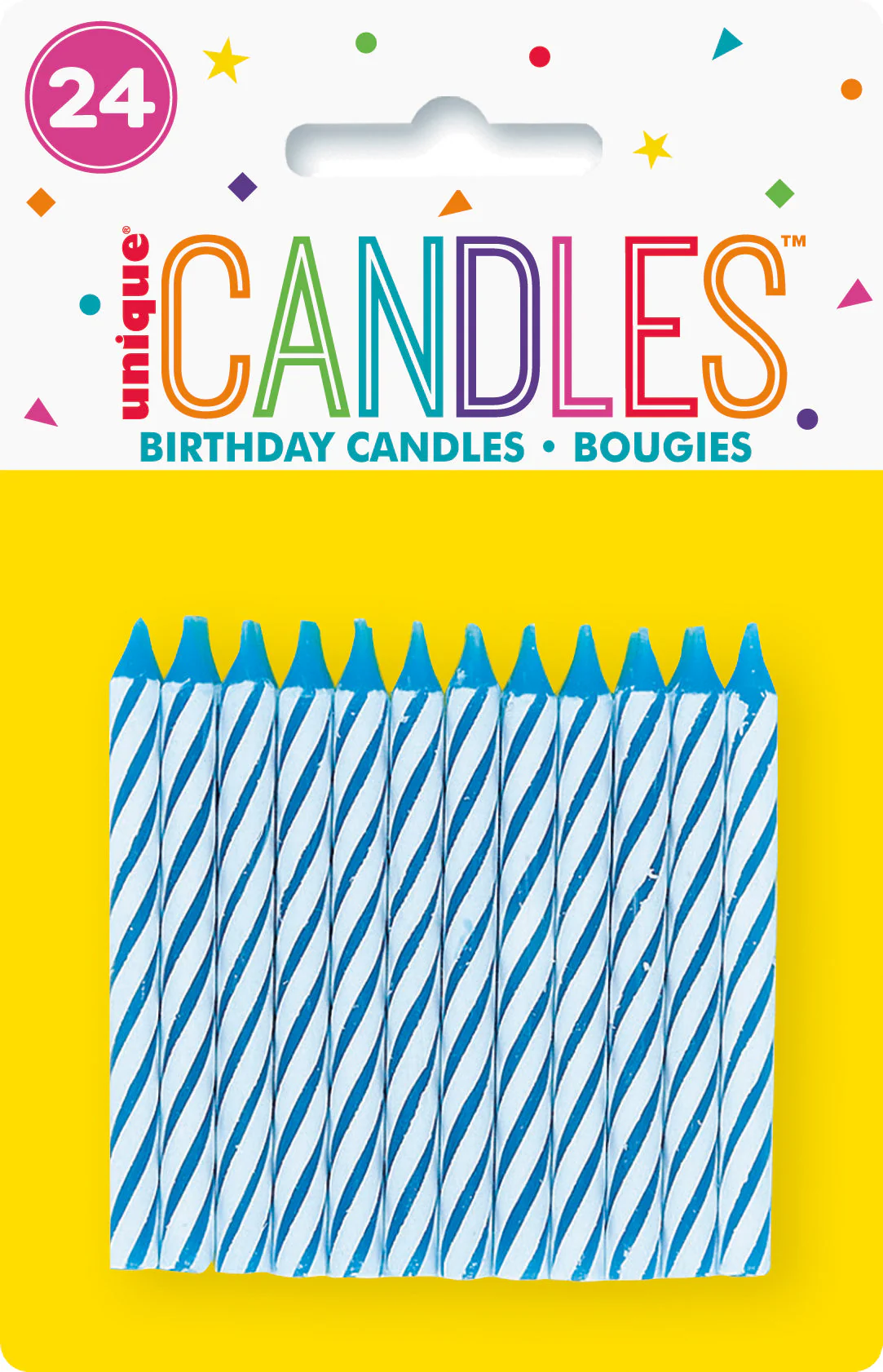 Powder Blue Birthday Candles - Elegant Touch for Your Celebration!