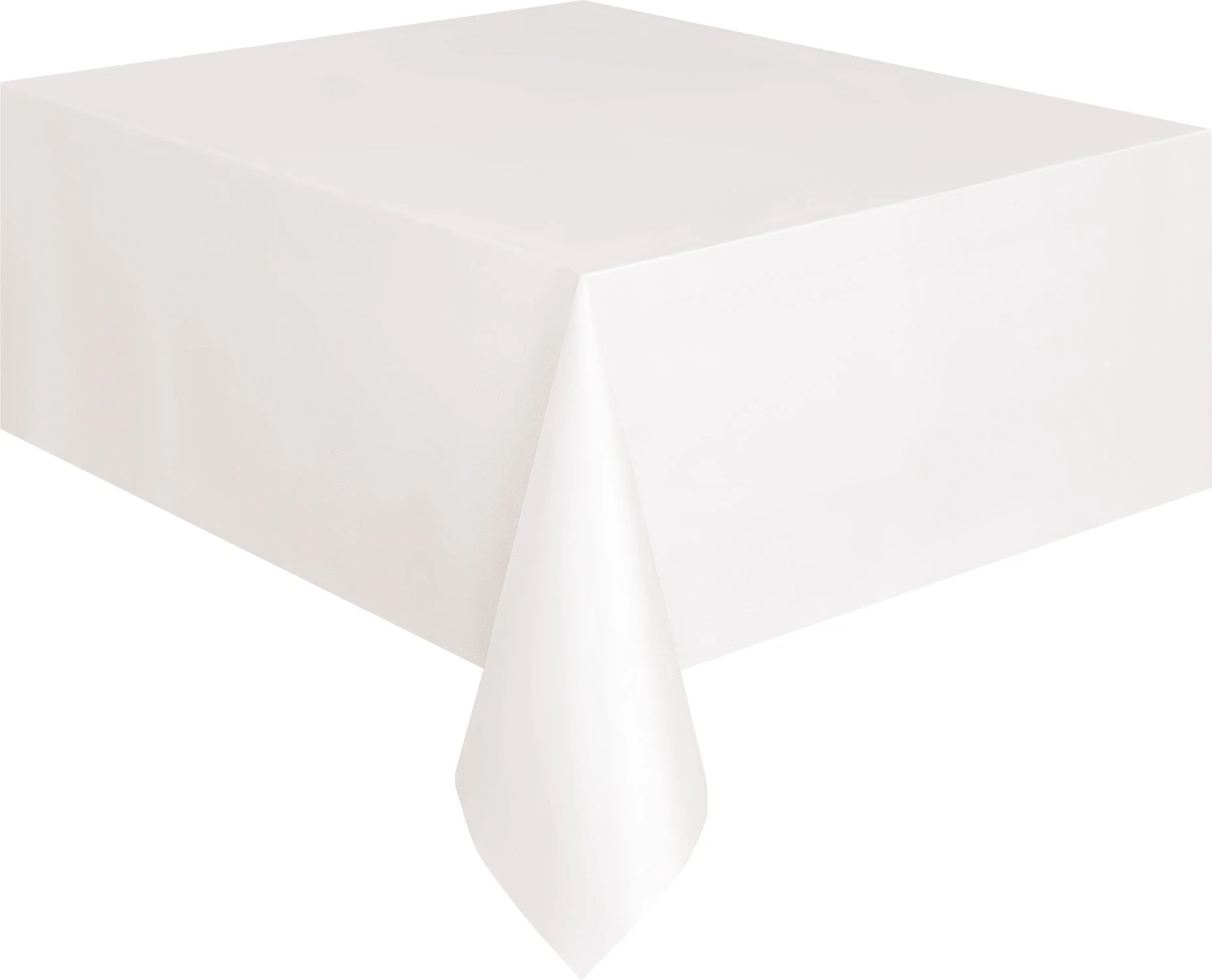Solid White Tablecloth - Easy Setup, Affordable Party Style for Birthdays