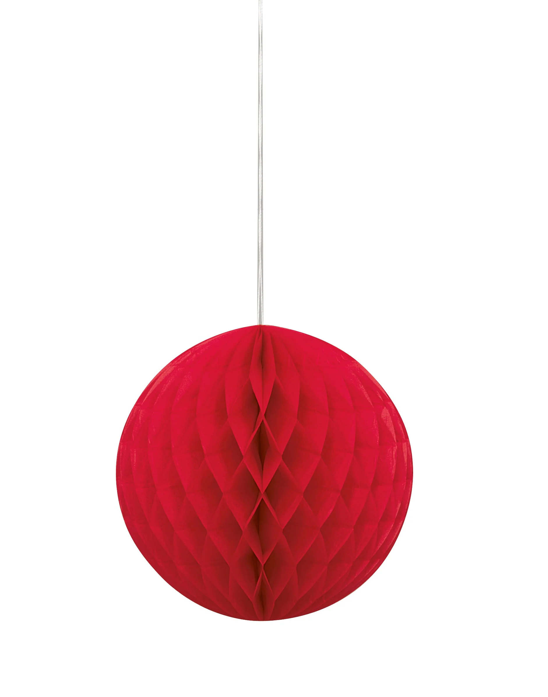 Ruby Red Honeycomb Ball - Elevate Your Birthday with Affordable Elegance!