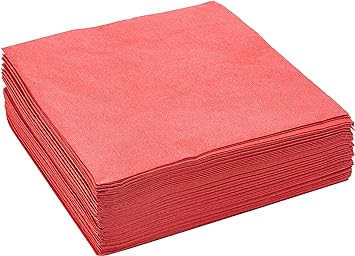 Ruby Red Solid Luncheon Napkins - Affordable, Styled for Celebrations!