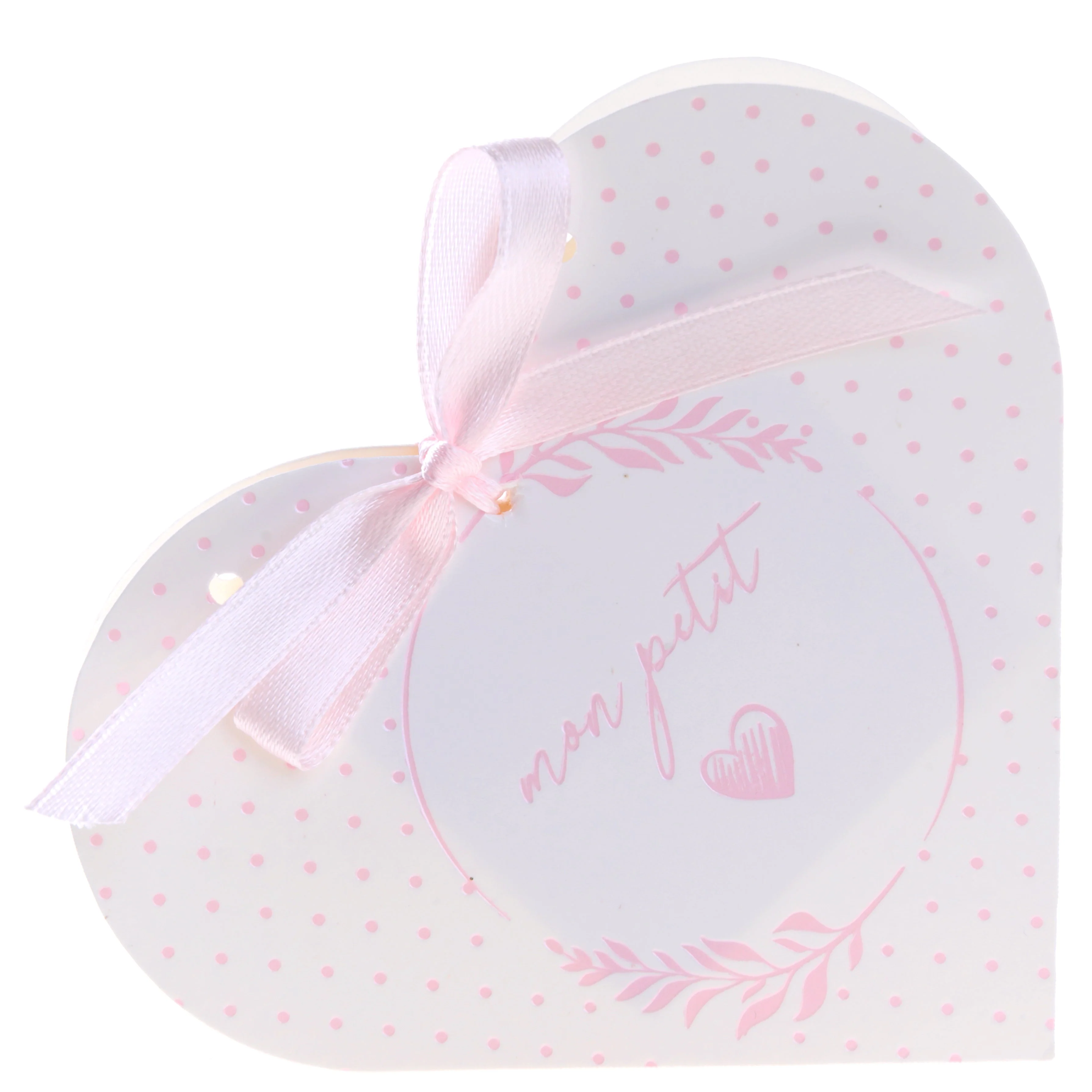 Elegant Baptism Party Supplies Box - Trendsetting & Stylish Pink Pearly Elegance
