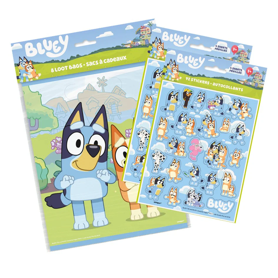 Bluey Party Supplies Bundle: Unbeatable Fun for Birthday Celebrations!