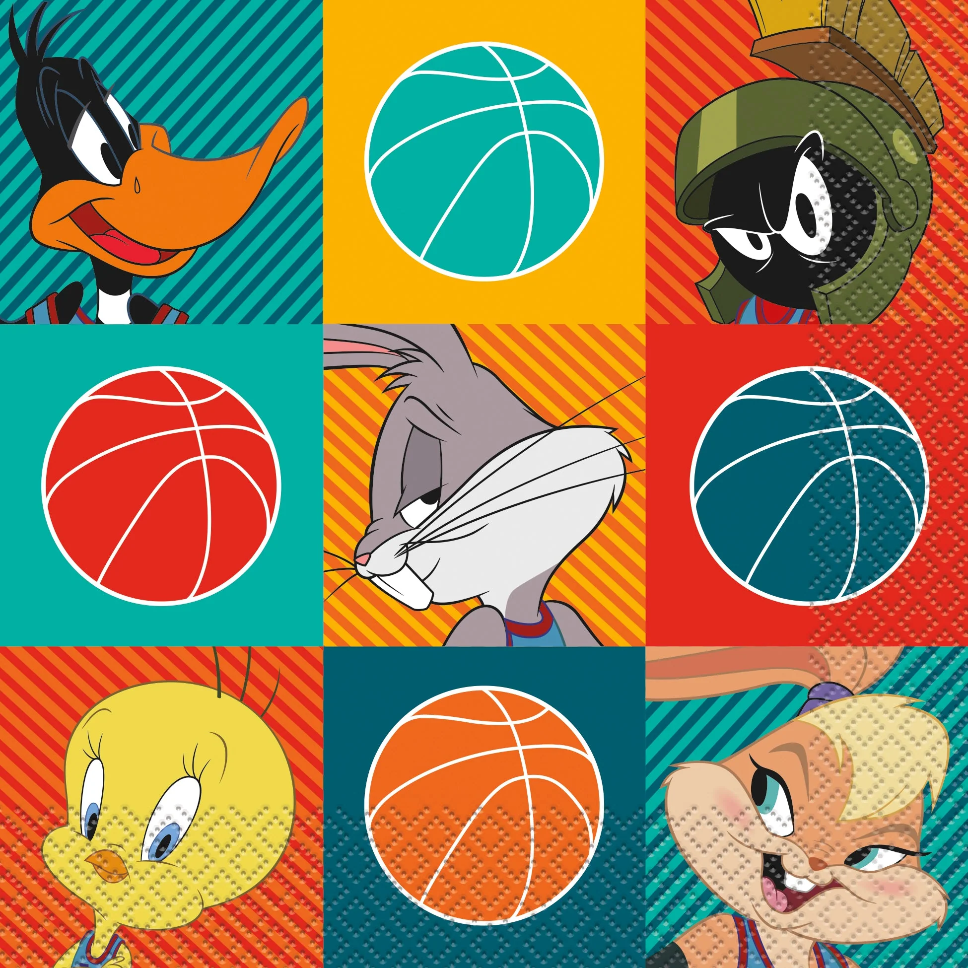 Launch Your Party into Interstellar Fun with Space Jam Lunch Napkins - Join the Ultimate Team!
