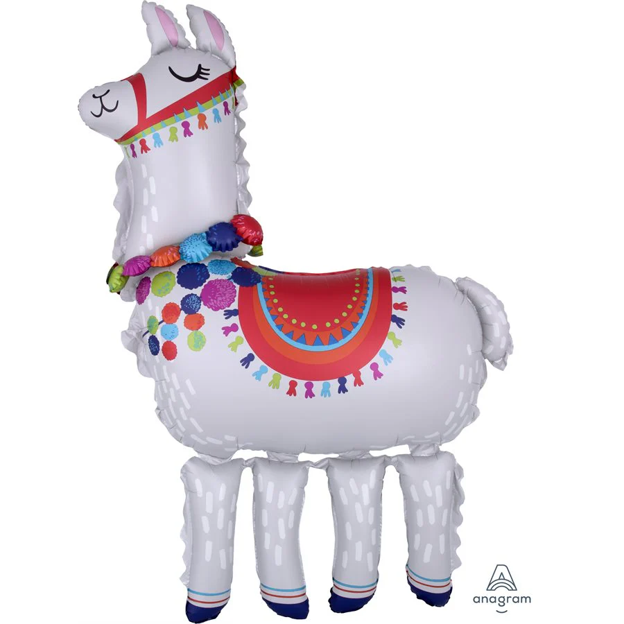 Magical Llama AirWalkers Foil Balloon - Makes Birthday Dreams Last Longer!