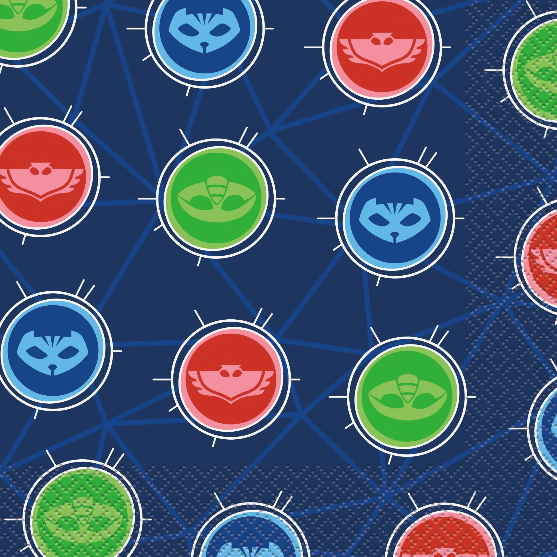 Join the Adventure with PJ Masks Lunch Napkins - Defending the Night!