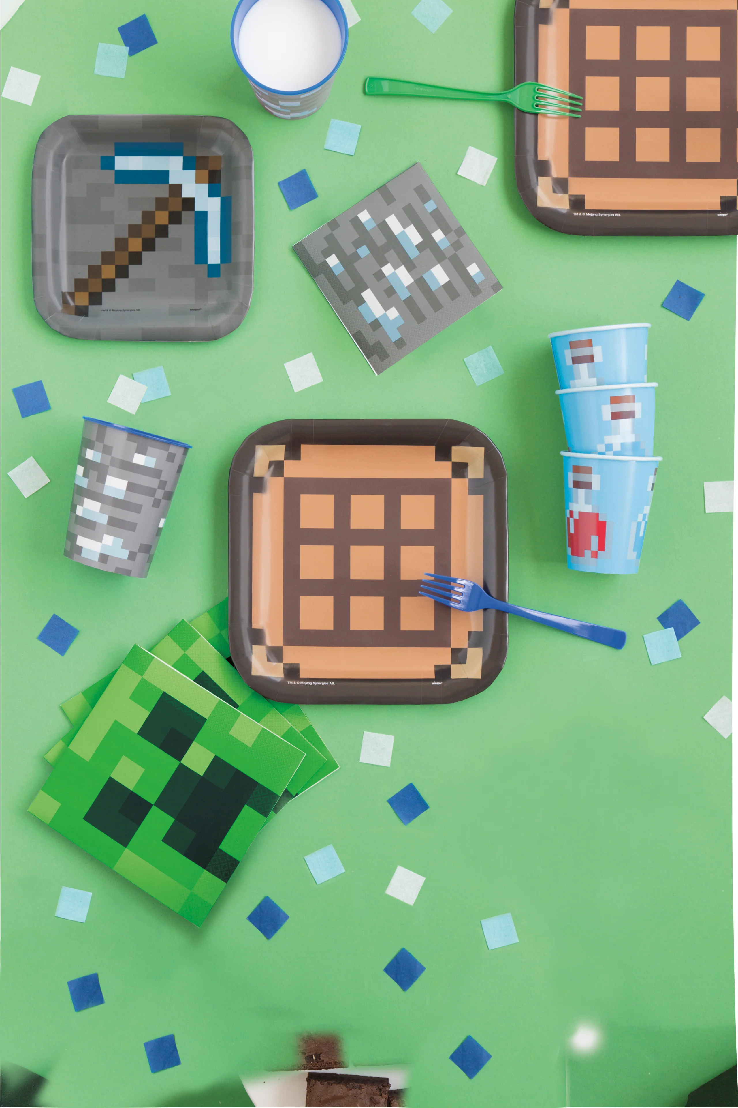 Immerse Yourself in the World of Minecraft with Minecraft Beverage Napkins - Build, Explore, and Party!