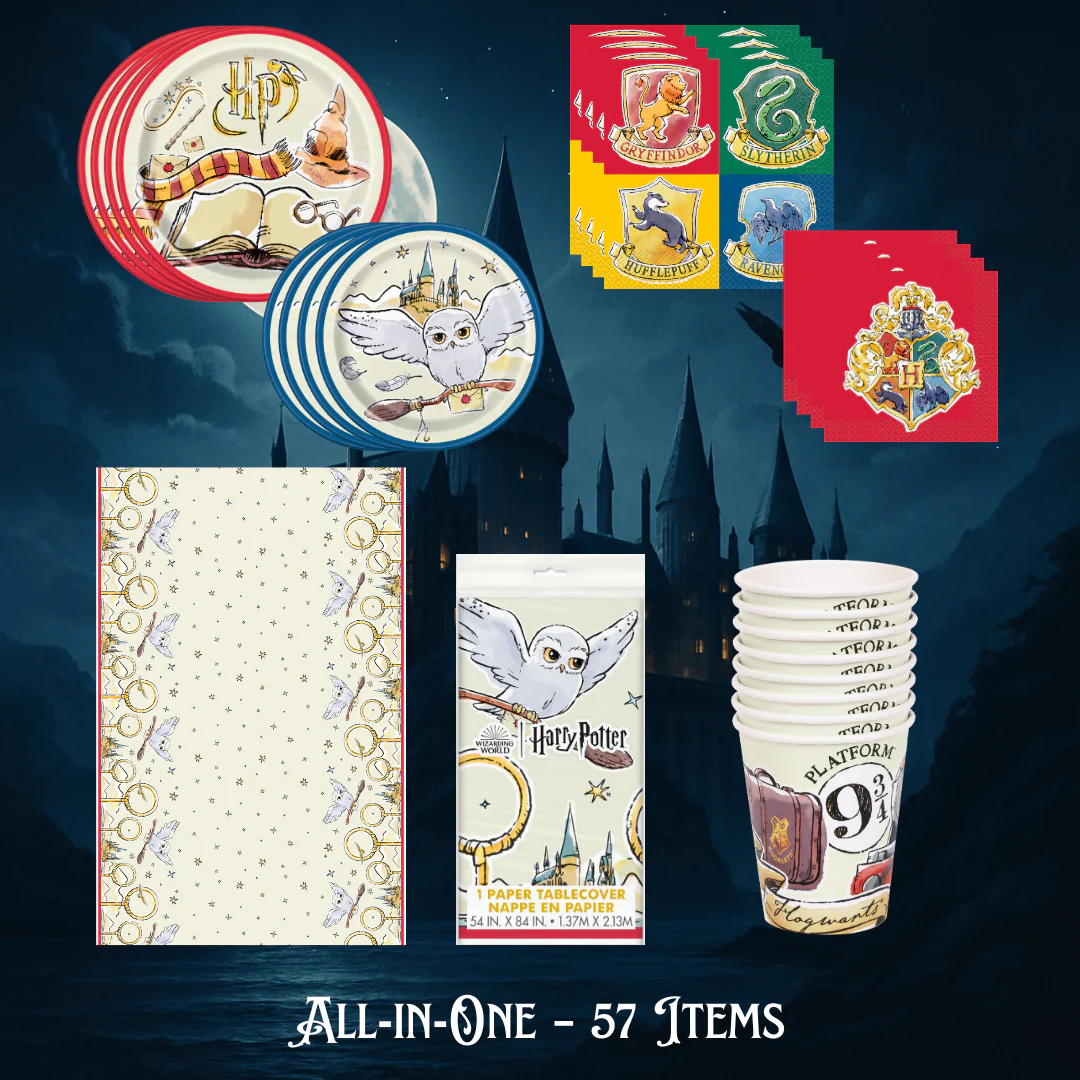 Ultimate Harry Potter Party Bundle: Complete Supplies for Magical Moments