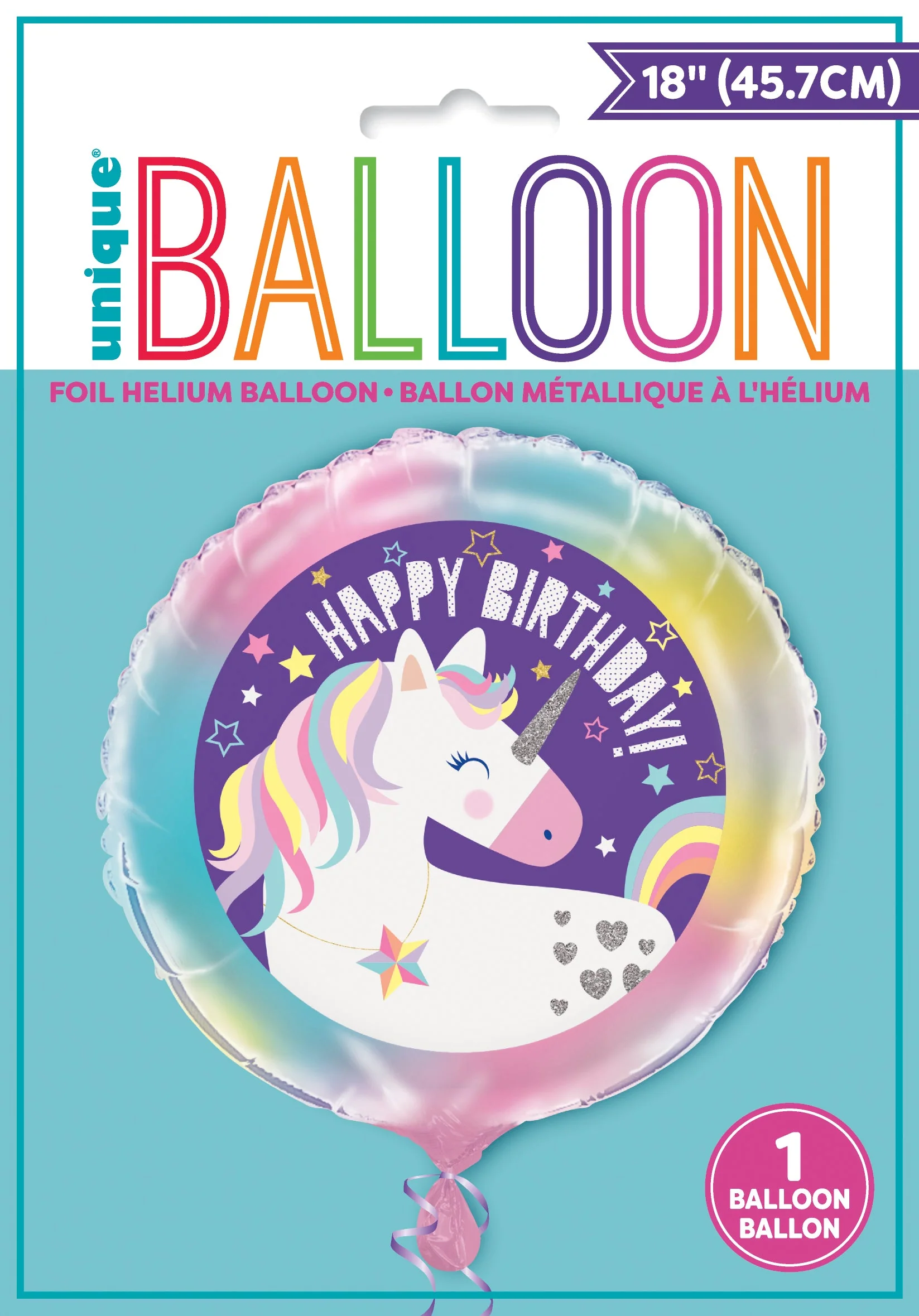 Unicorn-Themed Foil Balloon �C Perfect Party Decoration with Superior Float Time!