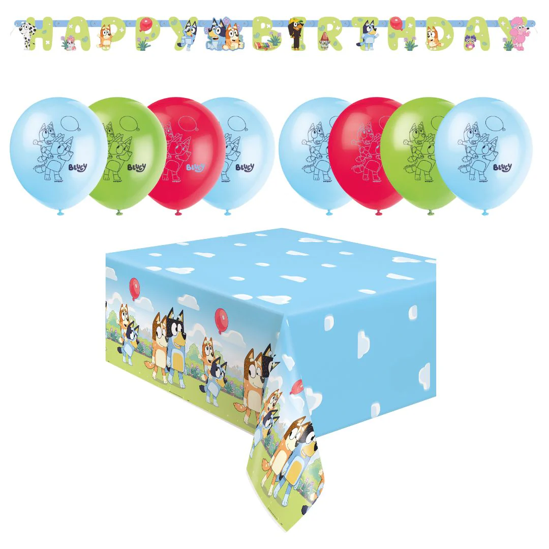 Bluey Party Essentials Bundle - Effortless Planning, Unleash Fun!