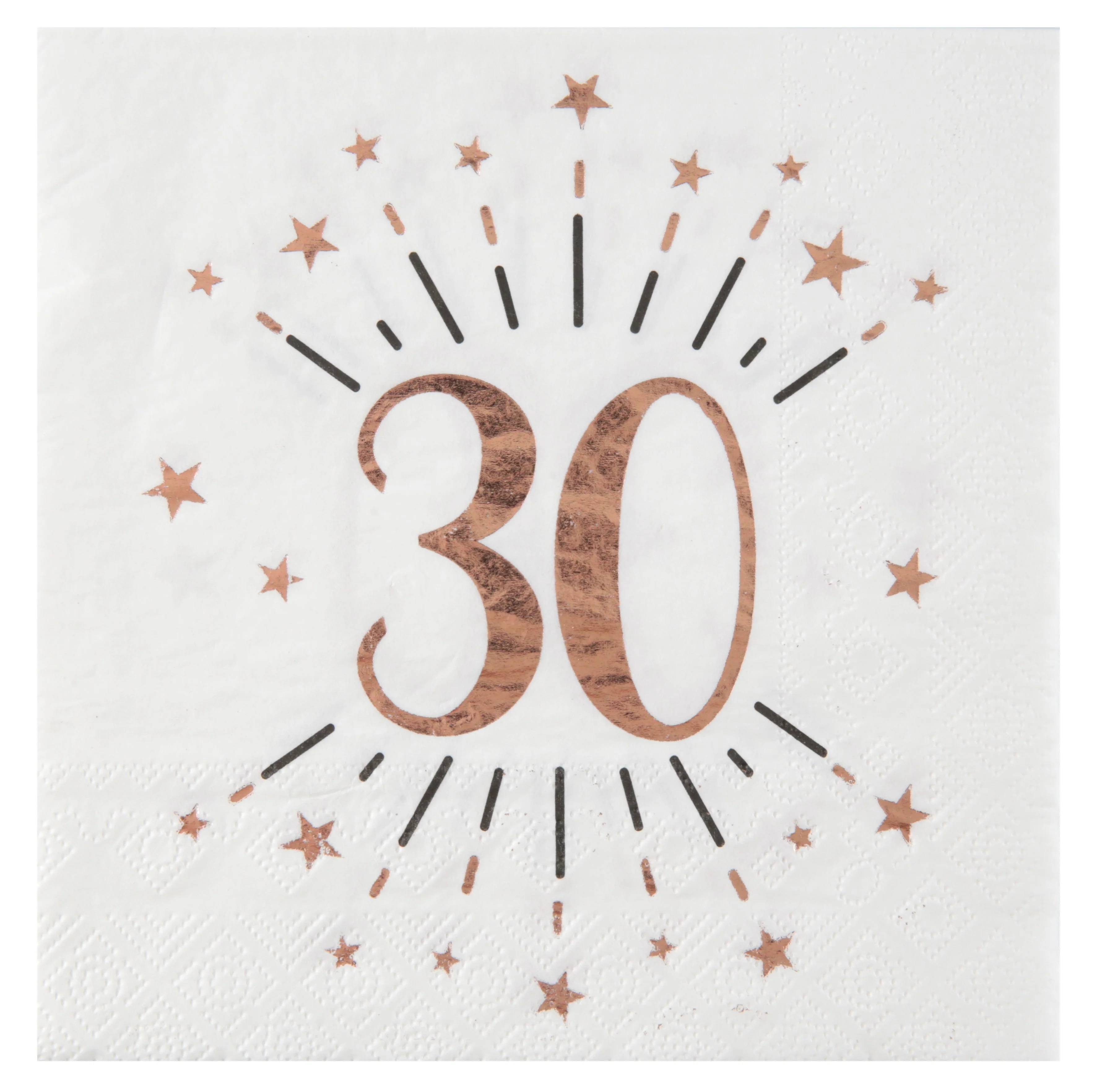 Elegant 30th Birthday Luncheon Napkins - Premium Quality Party Supplies