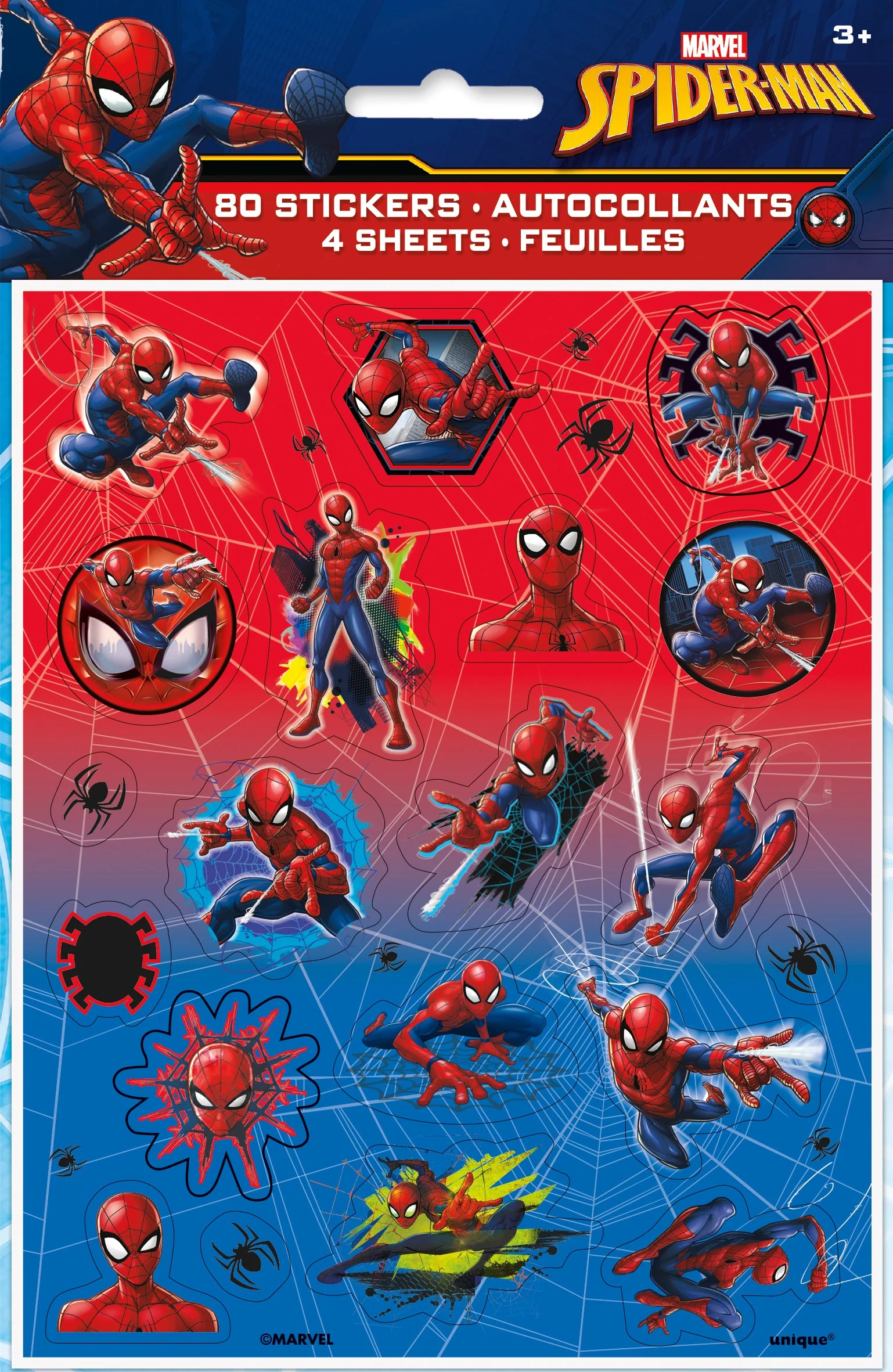 Web-Slinging Wonders: 80 Amazing Spider-Man Stickers for Superhero Thrills!