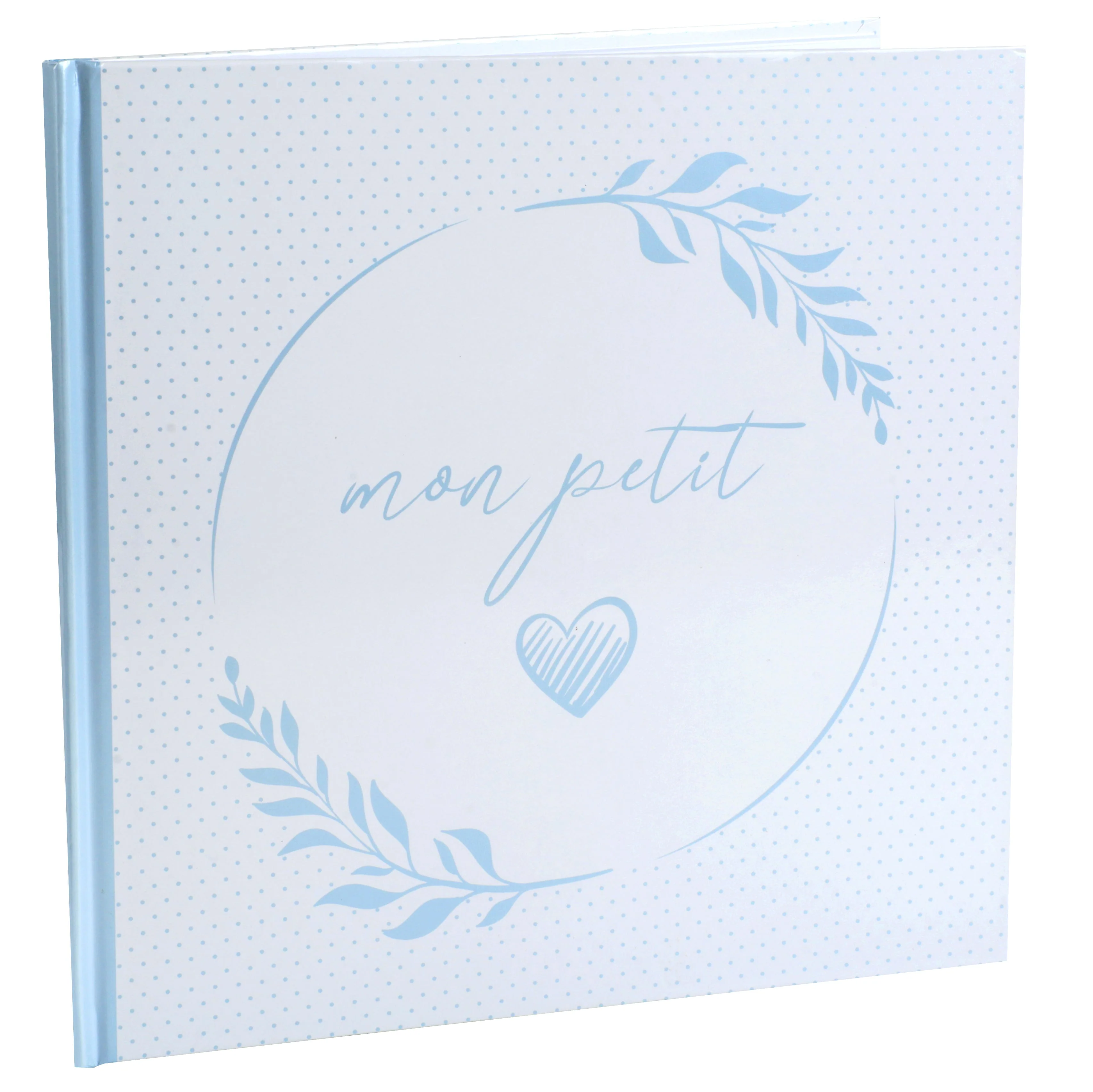 Elegant Baptism Party Guestbook - Sky Pearly Elegance with Trend Setting Theme