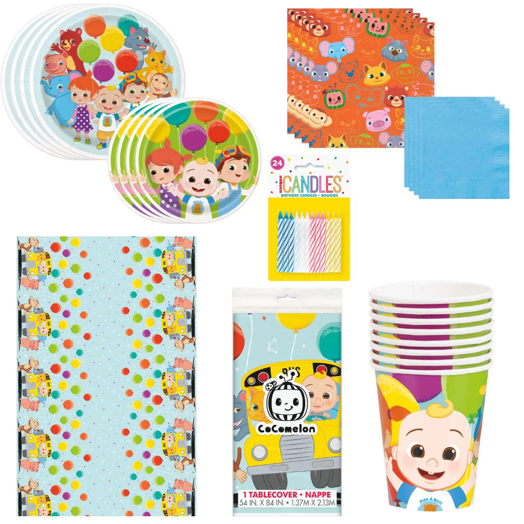 Cocomelon Party Supplies Bundle: Ultimate Celebration Solution!