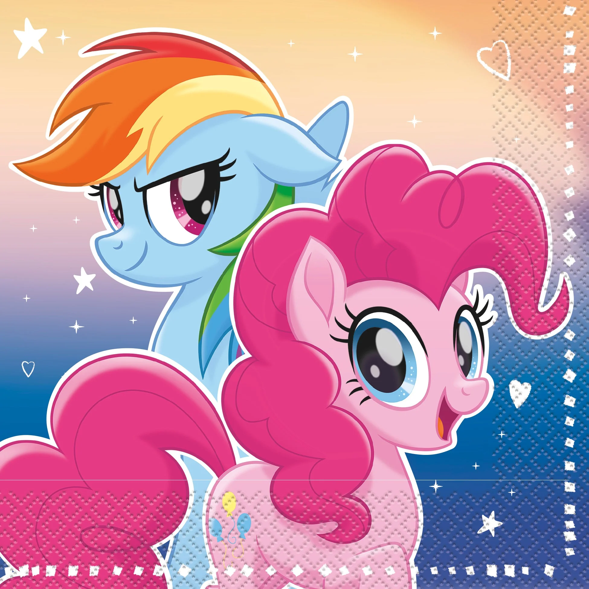 Easy Setup My Little Pony Luncheon Napkins - Pack of 16, Budget-Friendly Party Essential!