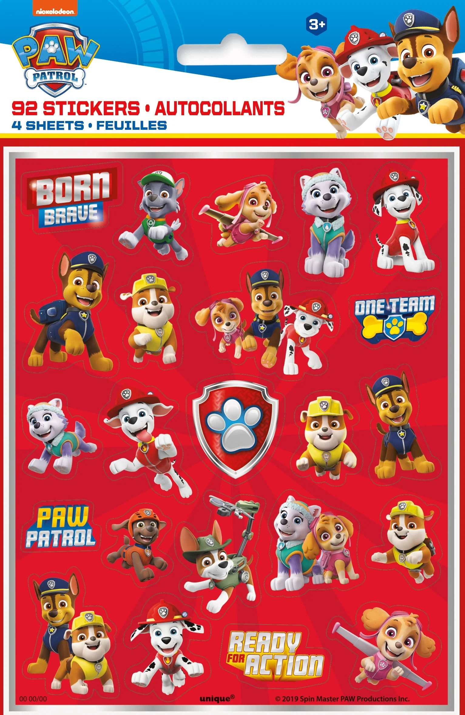 Puppy Hero Squad: 92 Delightful Paw Patrol Stickers for Fun-Filled Adventures!